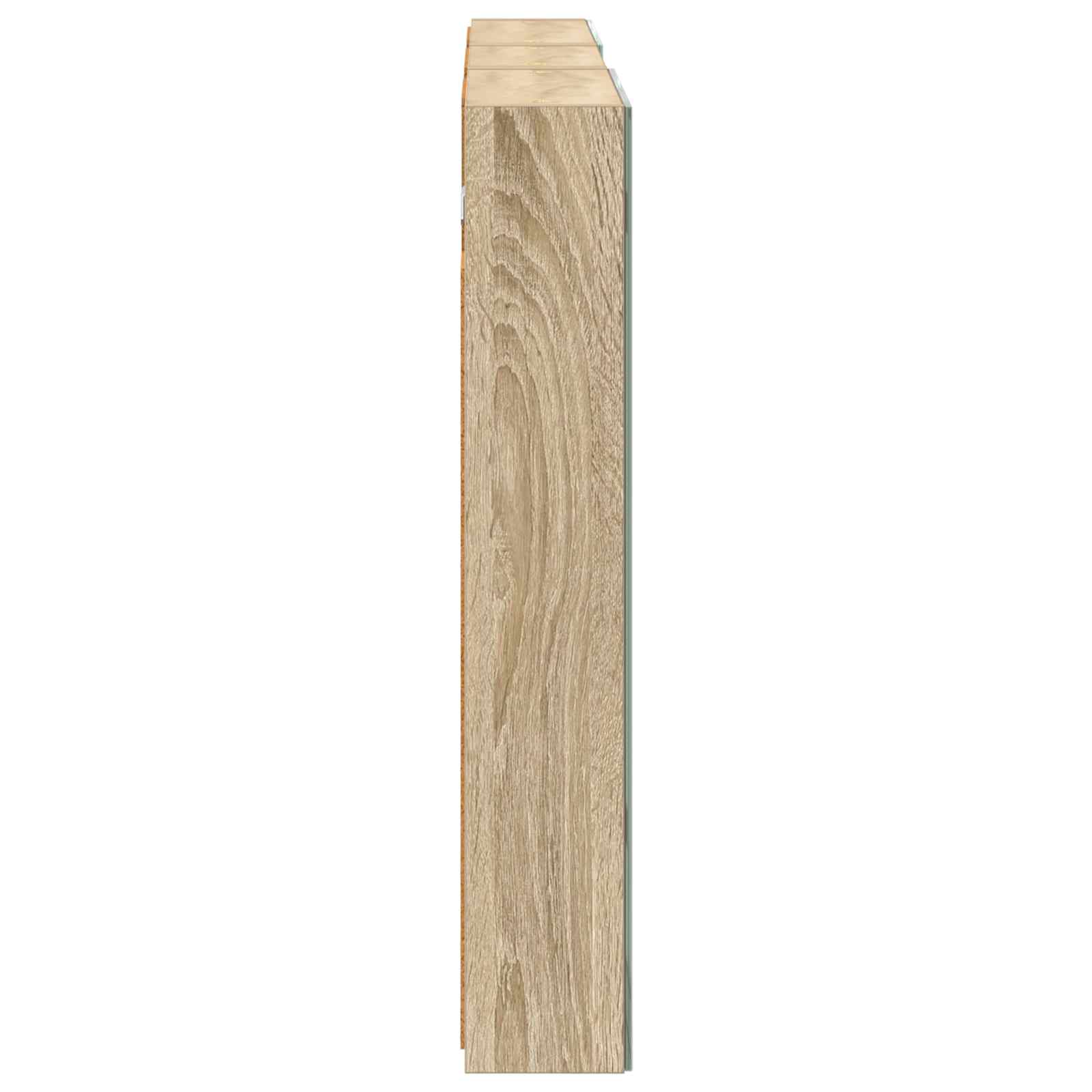 Sada koupelnových skříněk s policí 3 pcs 110 x 10,5 x 60,5 cm - obrázek 7