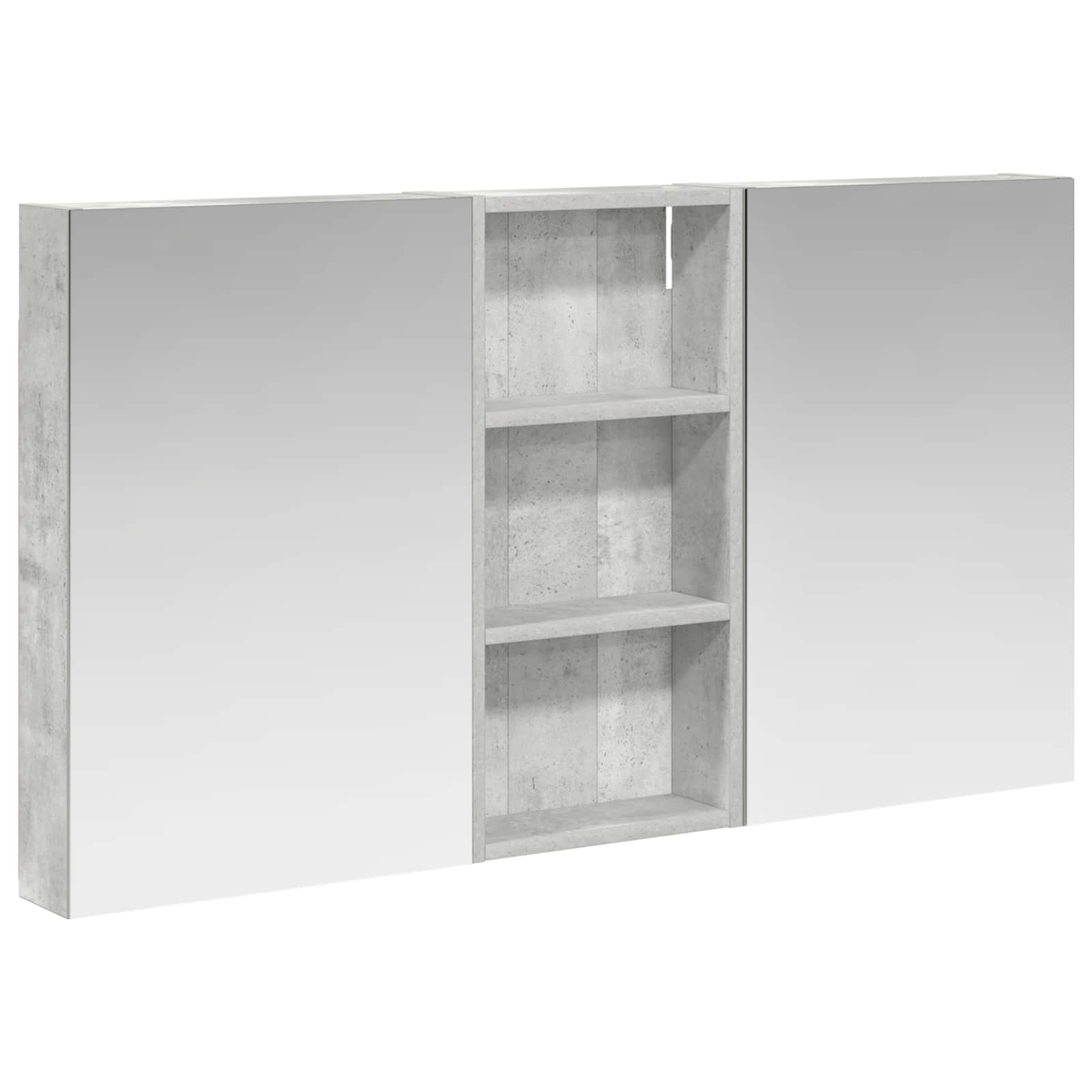 Sada koupelnových skříněk s policí 3 pcs 110 x 10,5 x 60,5 cm - obrázek 2