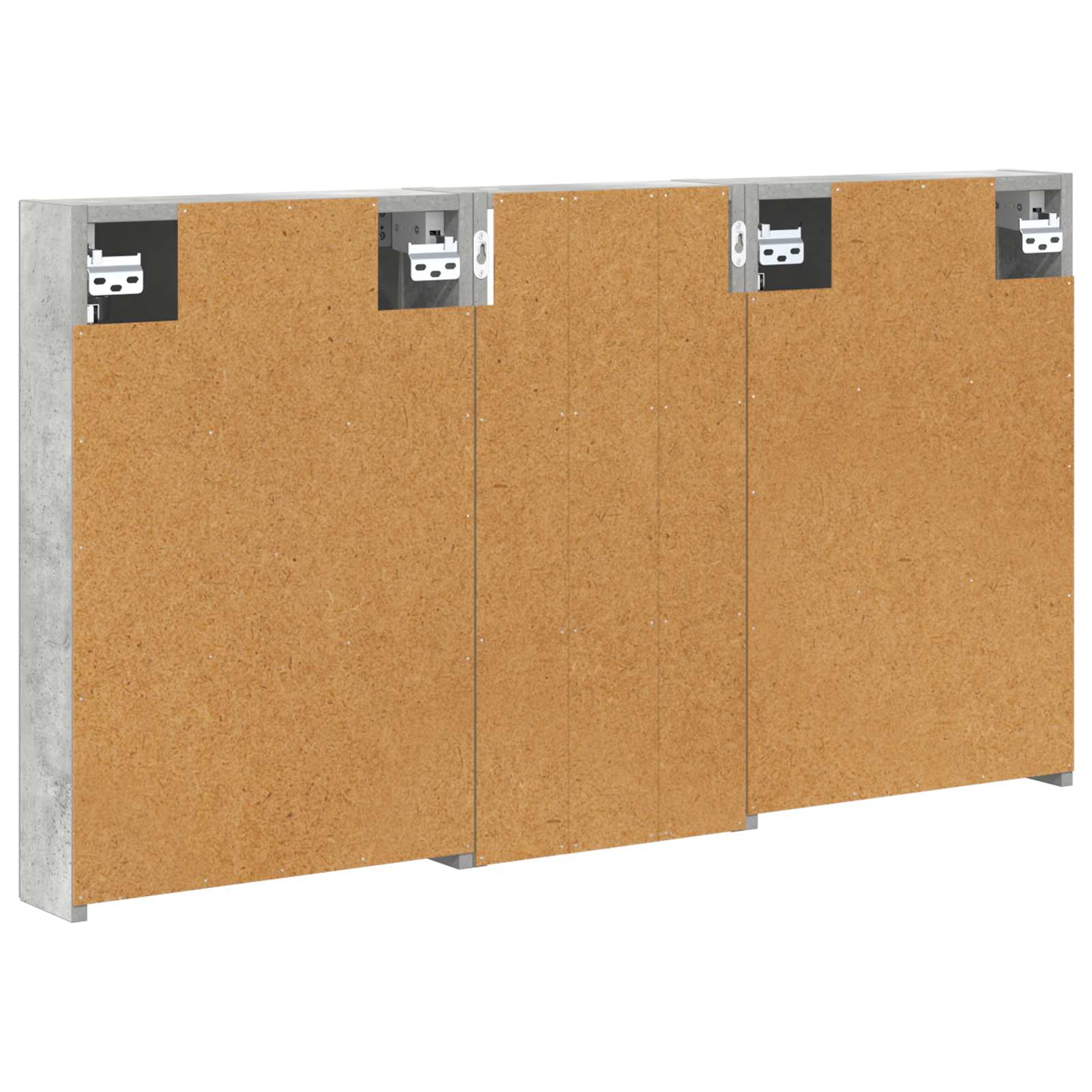 Sada koupelnových skříněk s policí 3 pcs 110 x 10,5 x 60,5 cm - obrázek 9