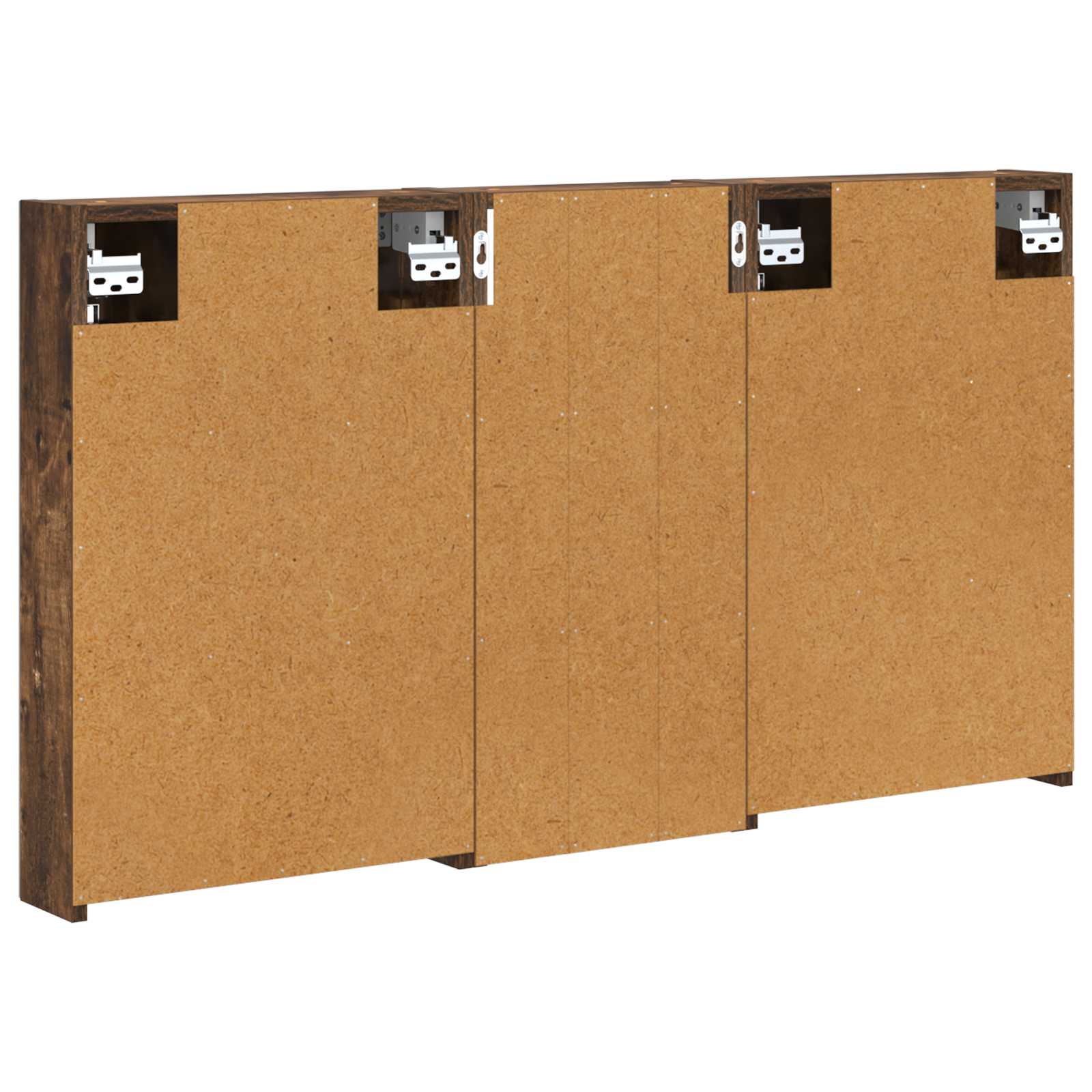 Sada koupelnových skříněk s policí 3 pcs 110 x 10,5 x 60,5 cm - obrázek 9