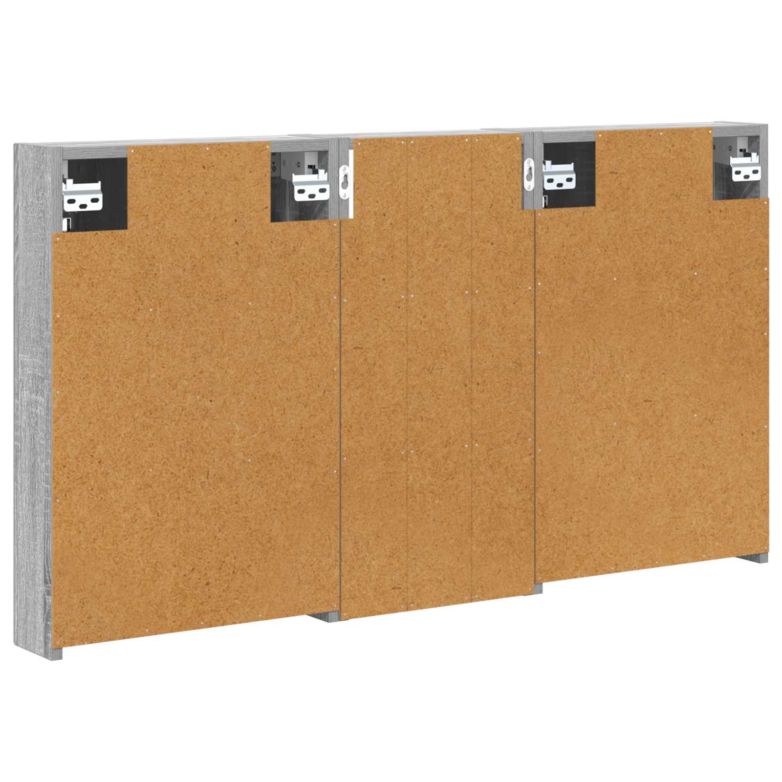 Sada koupelnových skříněk s policí 3 pcs 110 x 10,5 x 60,5 cm - obrázek 9