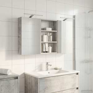 Komplet omaric za kopalnico s polico 3 pcs 120 x 10,5 x 60,5 cm