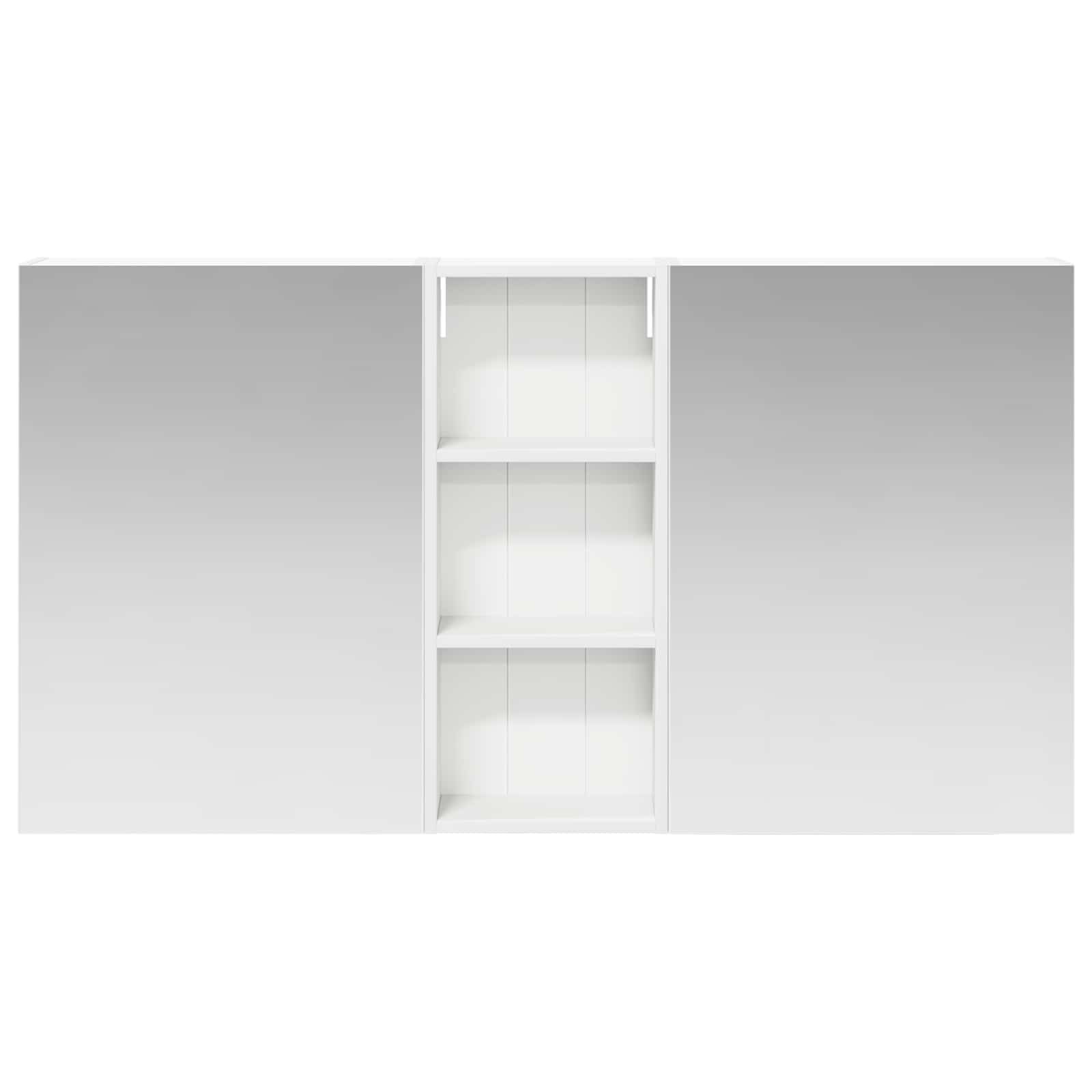 Sada koupelnových skříněk s policí 3 pcs 130 x 14,5 x 70 cm - obrázek 4
