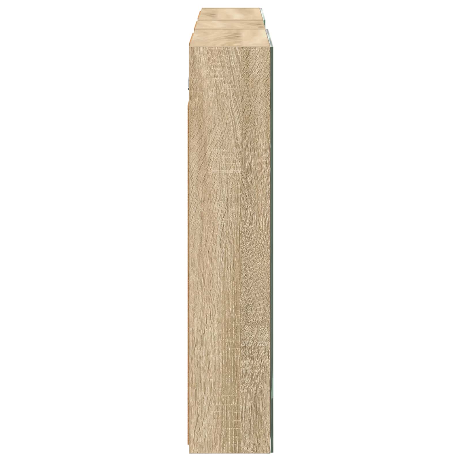 Sada koupelnových skříněk s policí 3 pcs 130 x 14,5 x 70 cm - obrázek 6