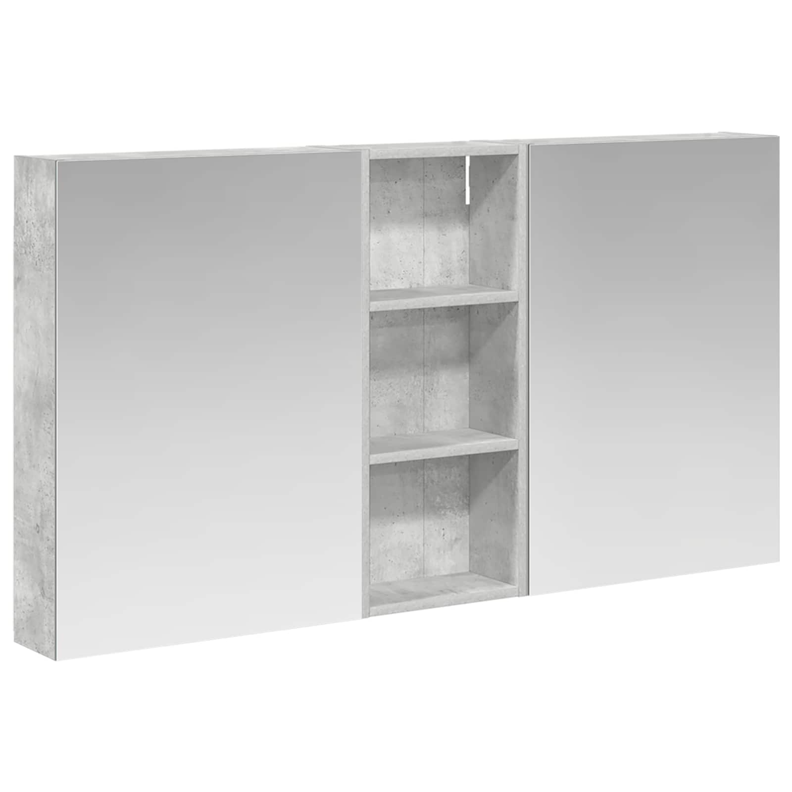 Sada koupelnových skříněk s policí 3 pcs 130 x 14,5 x 70 cm