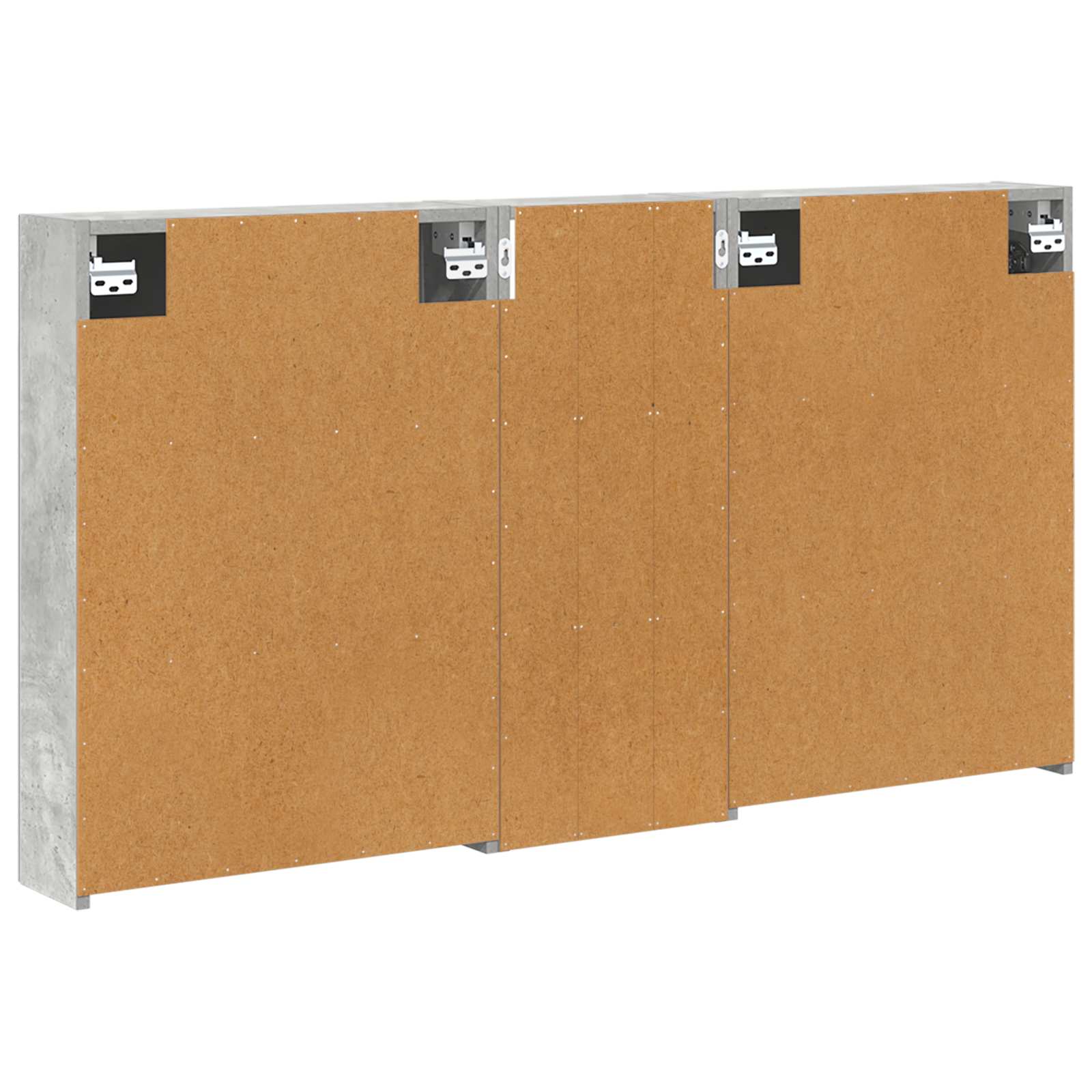 Sada koupelnových skříněk s policí 3 pcs 130 x 14,5 x 70 cm - obrázek 7