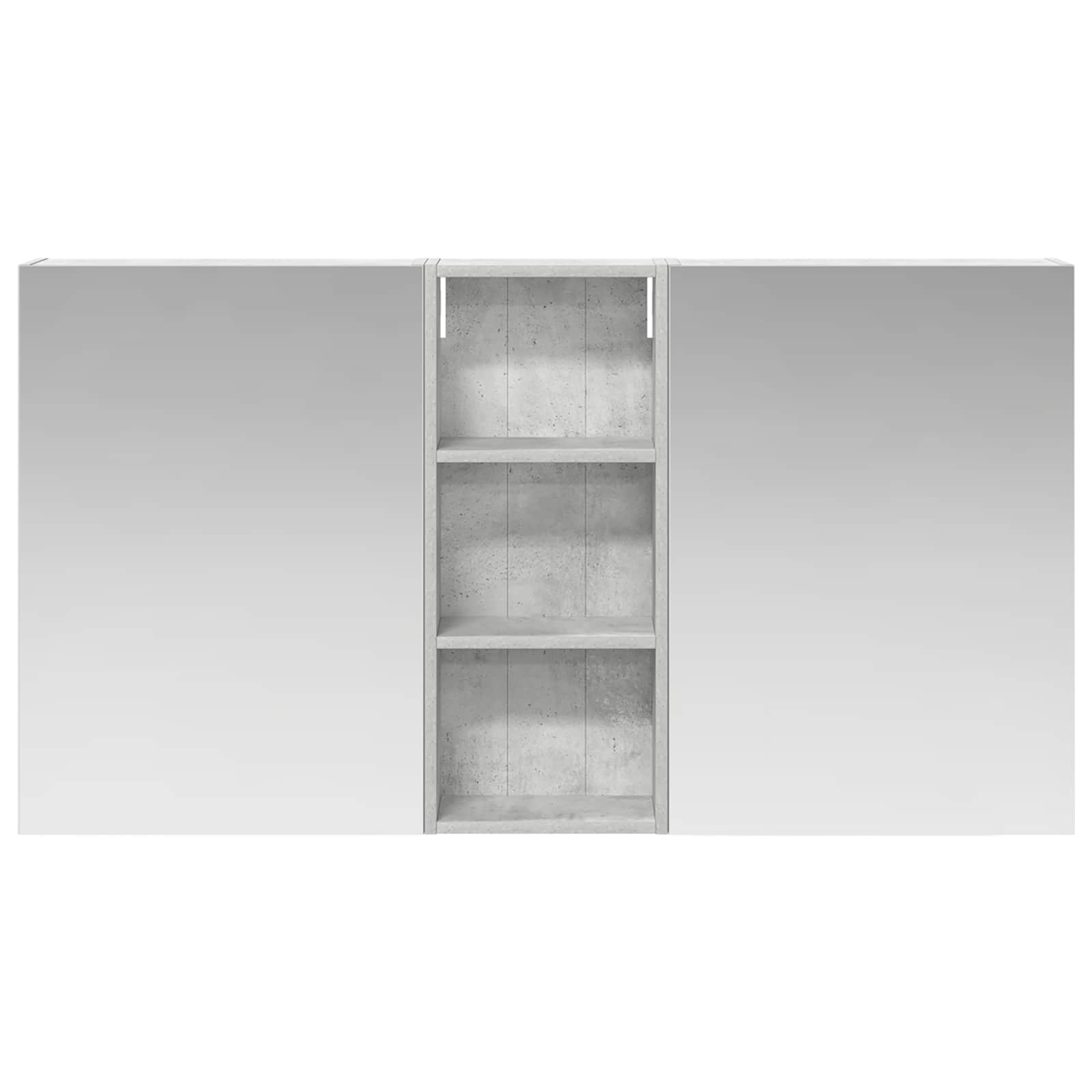Sada koupelnových skříněk s policí 3 pcs 130 x 14,5 x 70 cm - obrázek 4