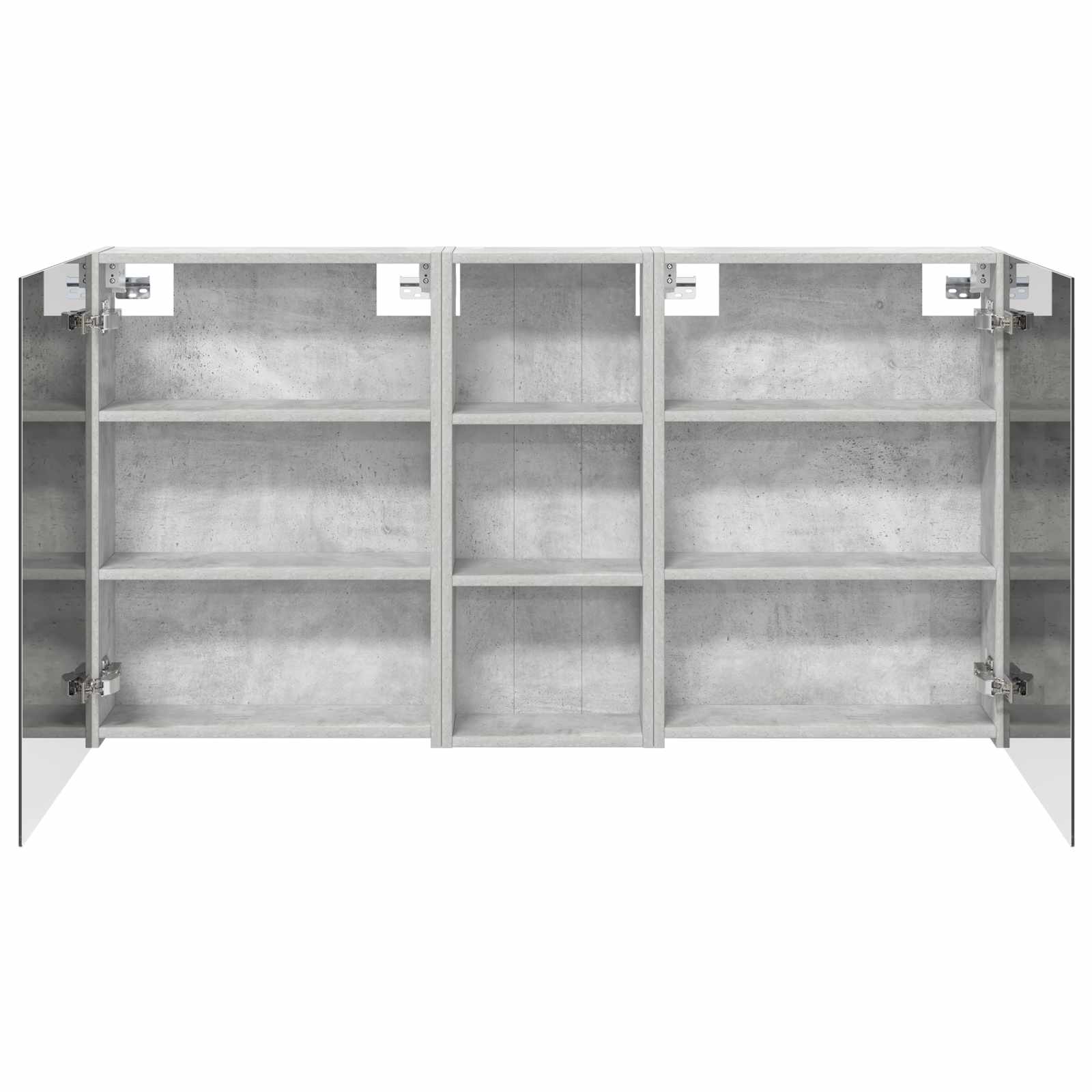 Sada koupelnových skříněk s policí 3 pcs 130 x 14,5 x 70 cm - obrázek 5