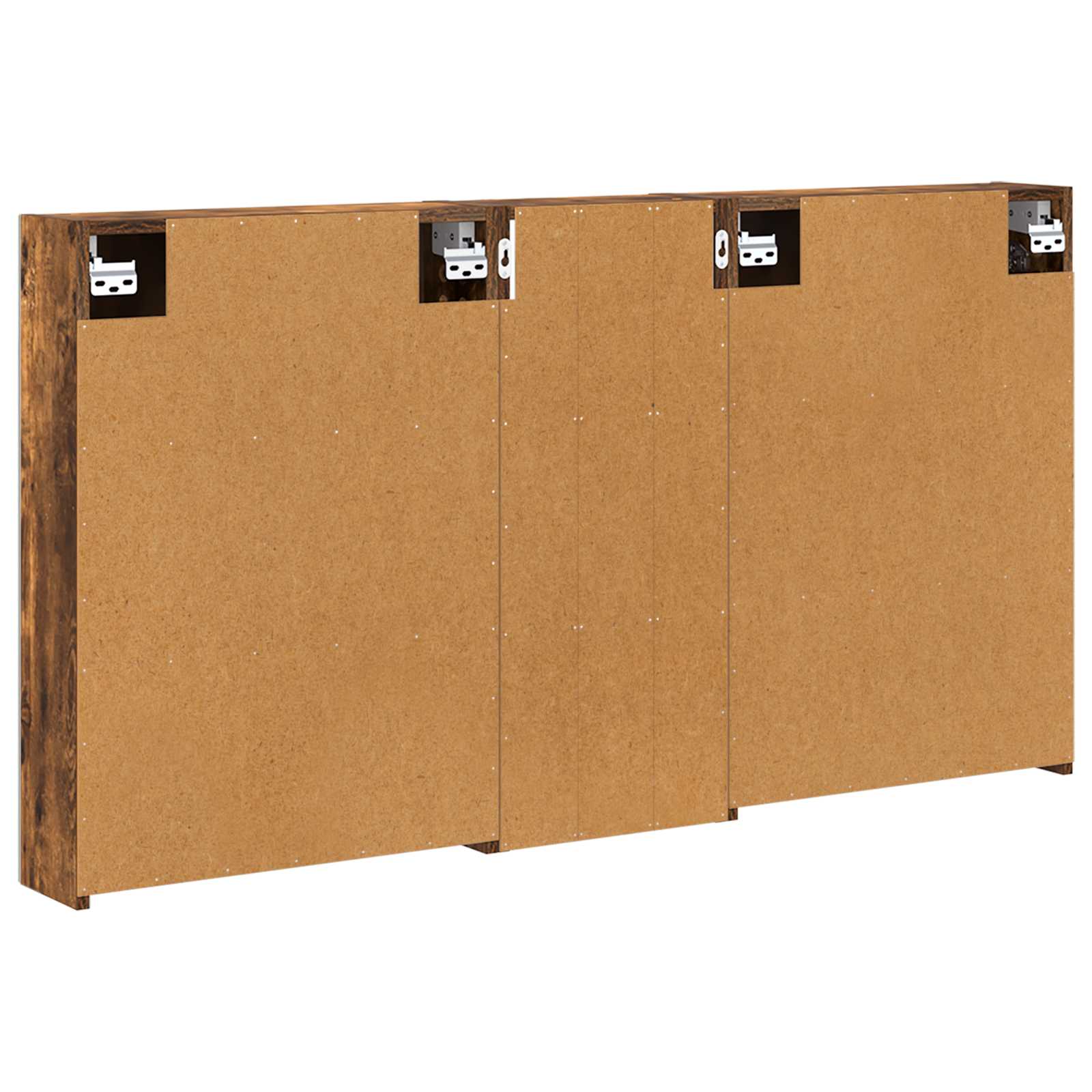 Sada koupelnových skříněk s policí 3 pcs 130 x 14,5 x 70 cm - obrázek 7