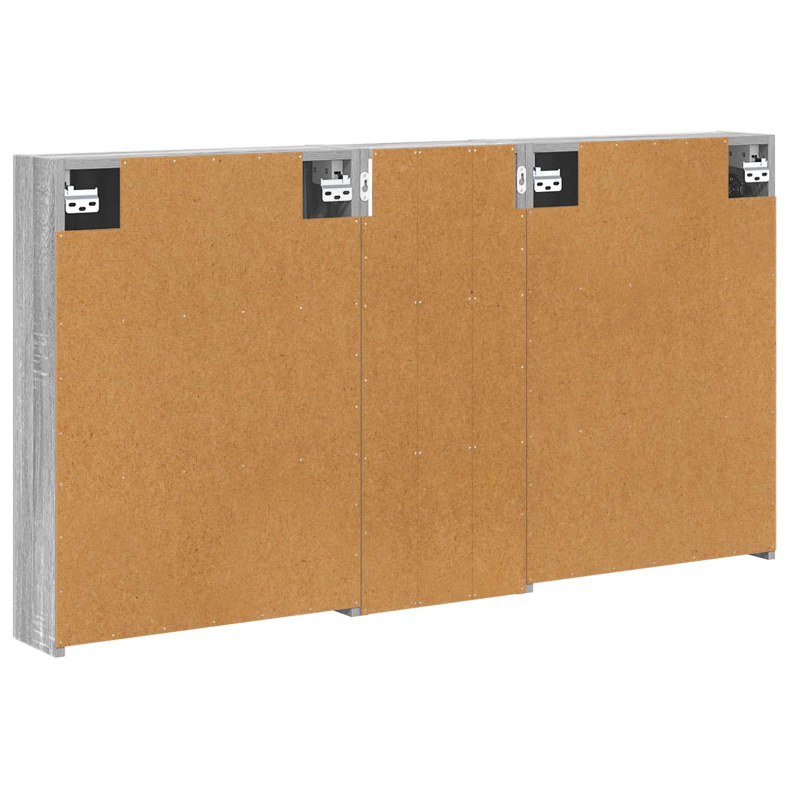 Sada koupelnových skříněk s policí 3 pcs 130 x 14,5 x 70 cm - obrázek 7