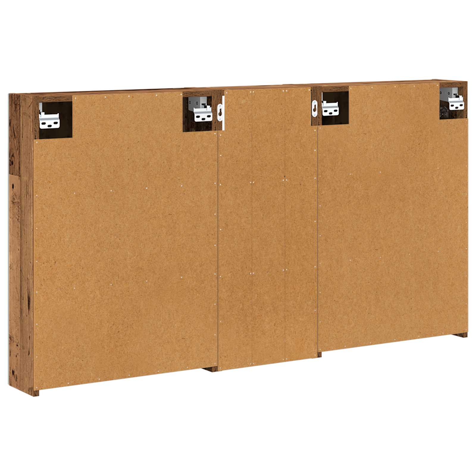 Sada koupelnových skříněk s policí 3 pcs 130 x 14,5 x 70 cm - obrázek 7