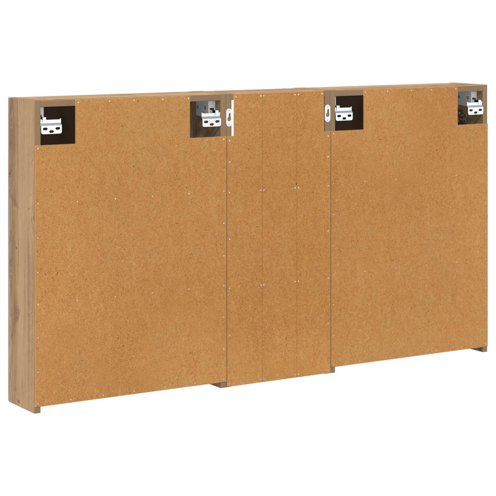 Sada koupelnových skříněk s policí 3 pcs 130 x 14,5 x 70 cm - obrázek 7