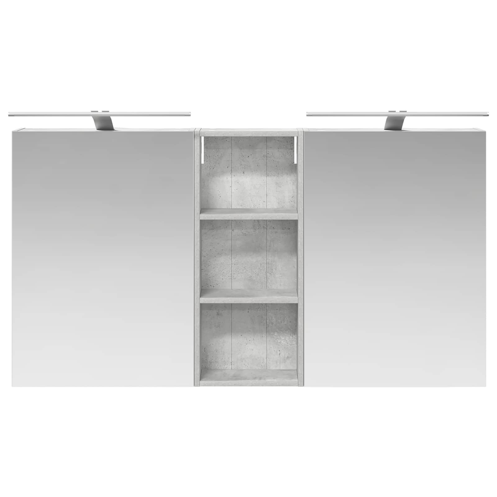 Sada koupelnových skříněk s policí 3 pcs 130 x 14,5 x 70 cm - obrázek 4