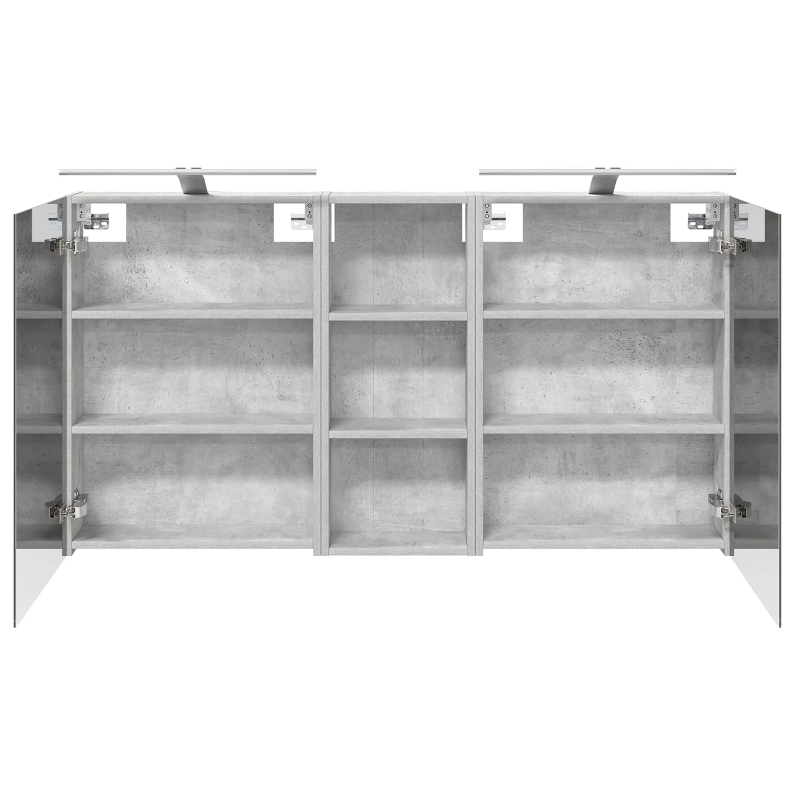 Sada koupelnových skříněk s policí 3 pcs 130 x 14,5 x 70 cm - obrázek 5