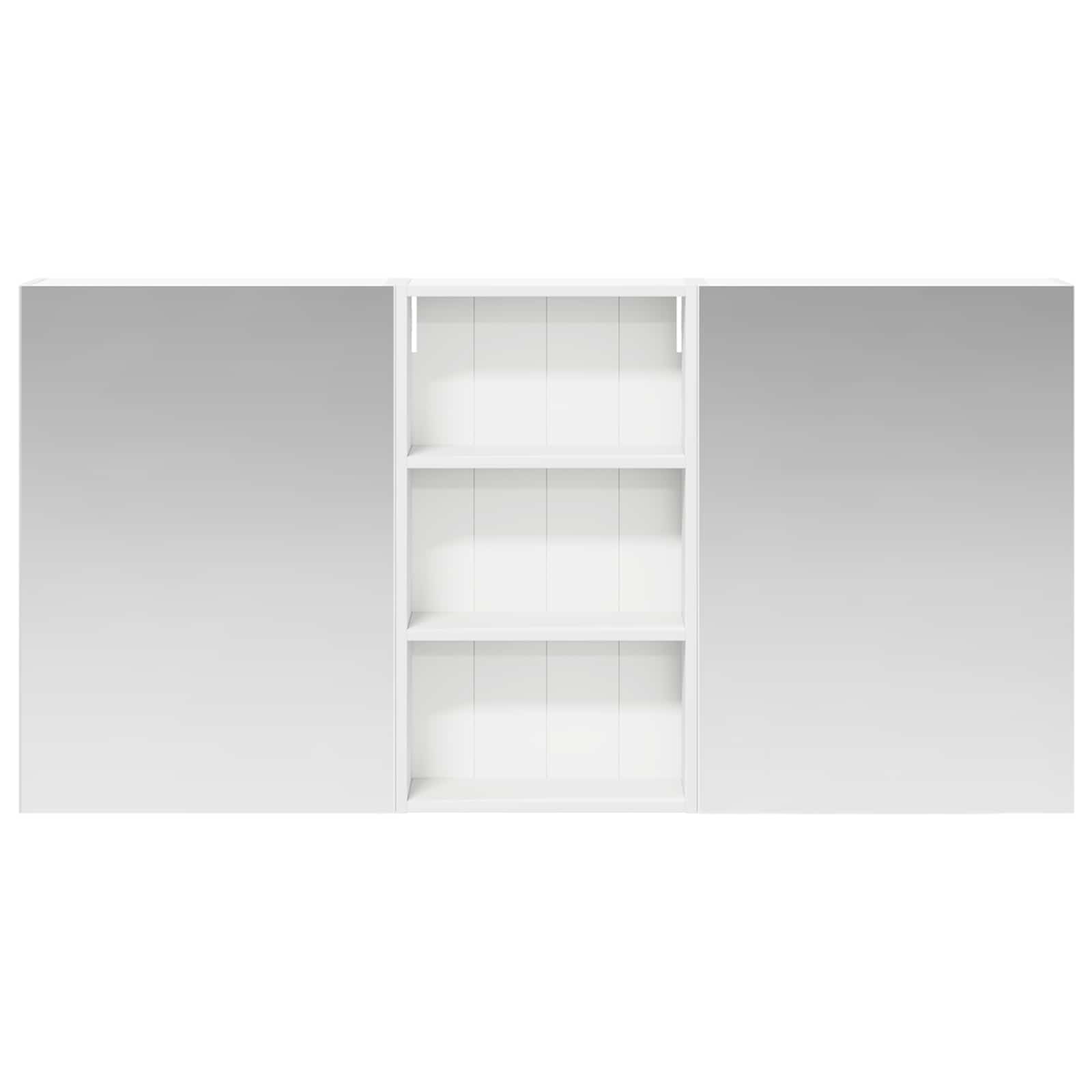 Sada koupelnových skříněk s policí 3 pcs 140 x 14,5 x 70 cm - obrázek 4