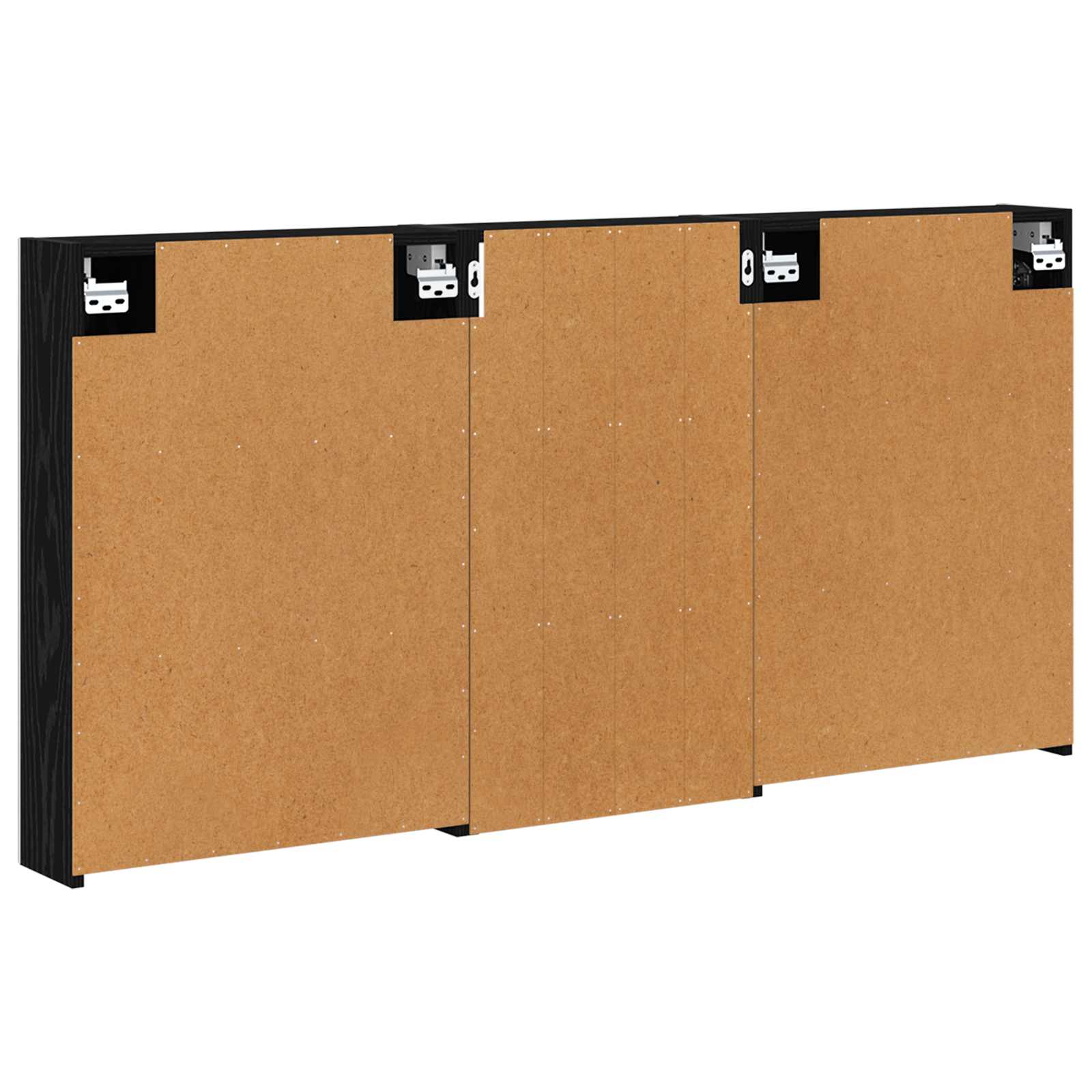 Sada koupelnových skříněk s policí 3 pcs 140 x 14,5 x 70 cm - obrázek 7