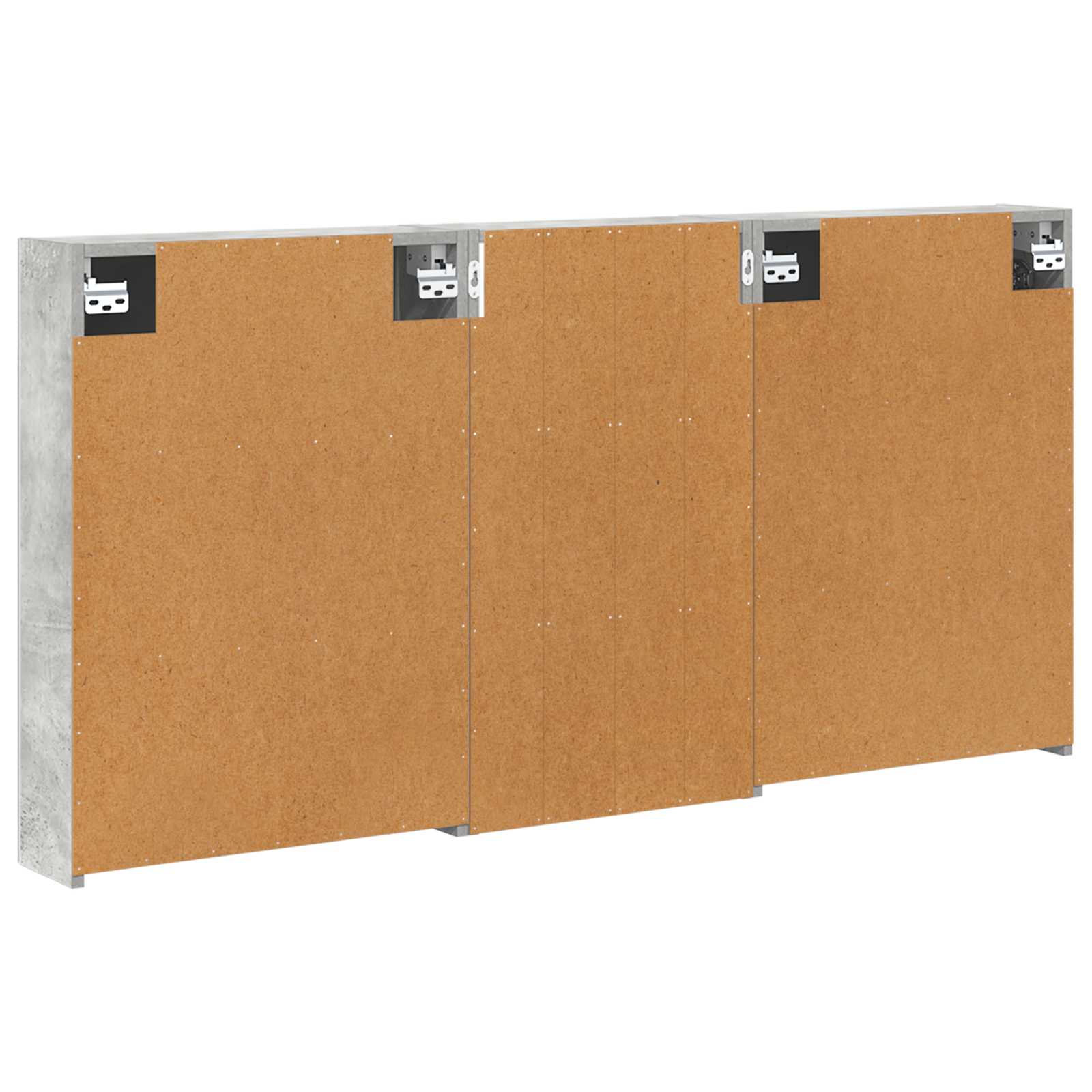 Sada koupelnových skříněk s policí 3 pcs 140 x 14,5 x 70 cm - obrázek 7