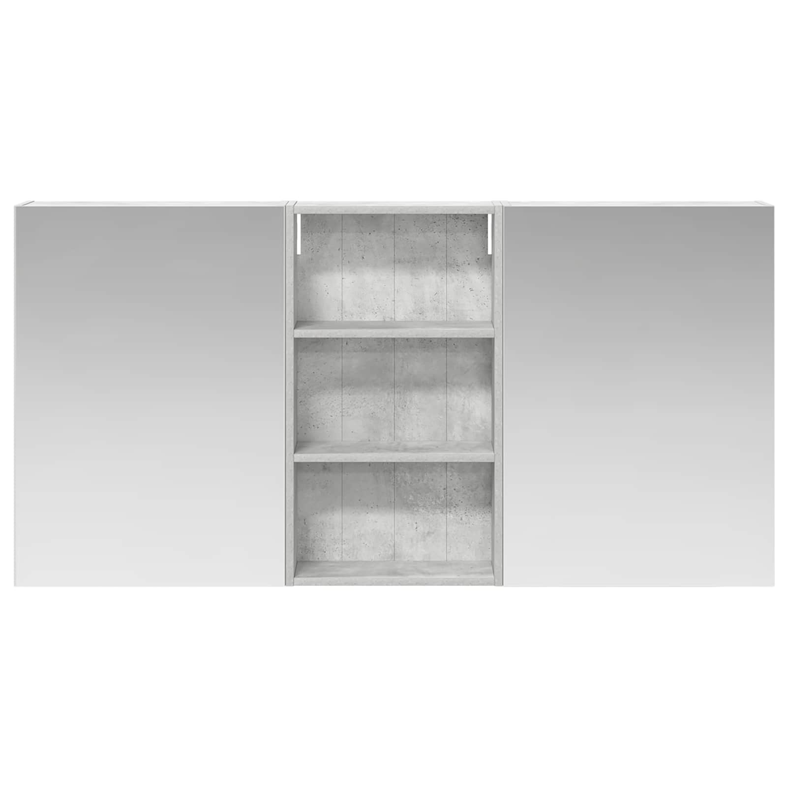 Sada koupelnových skříněk s policí 3 pcs 140 x 14,5 x 70 cm - obrázek 4