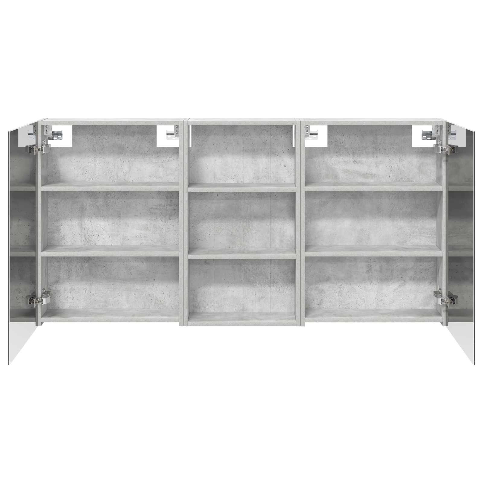 Sada koupelnových skříněk s policí 3 pcs 140 x 14,5 x 70 cm - obrázek 5