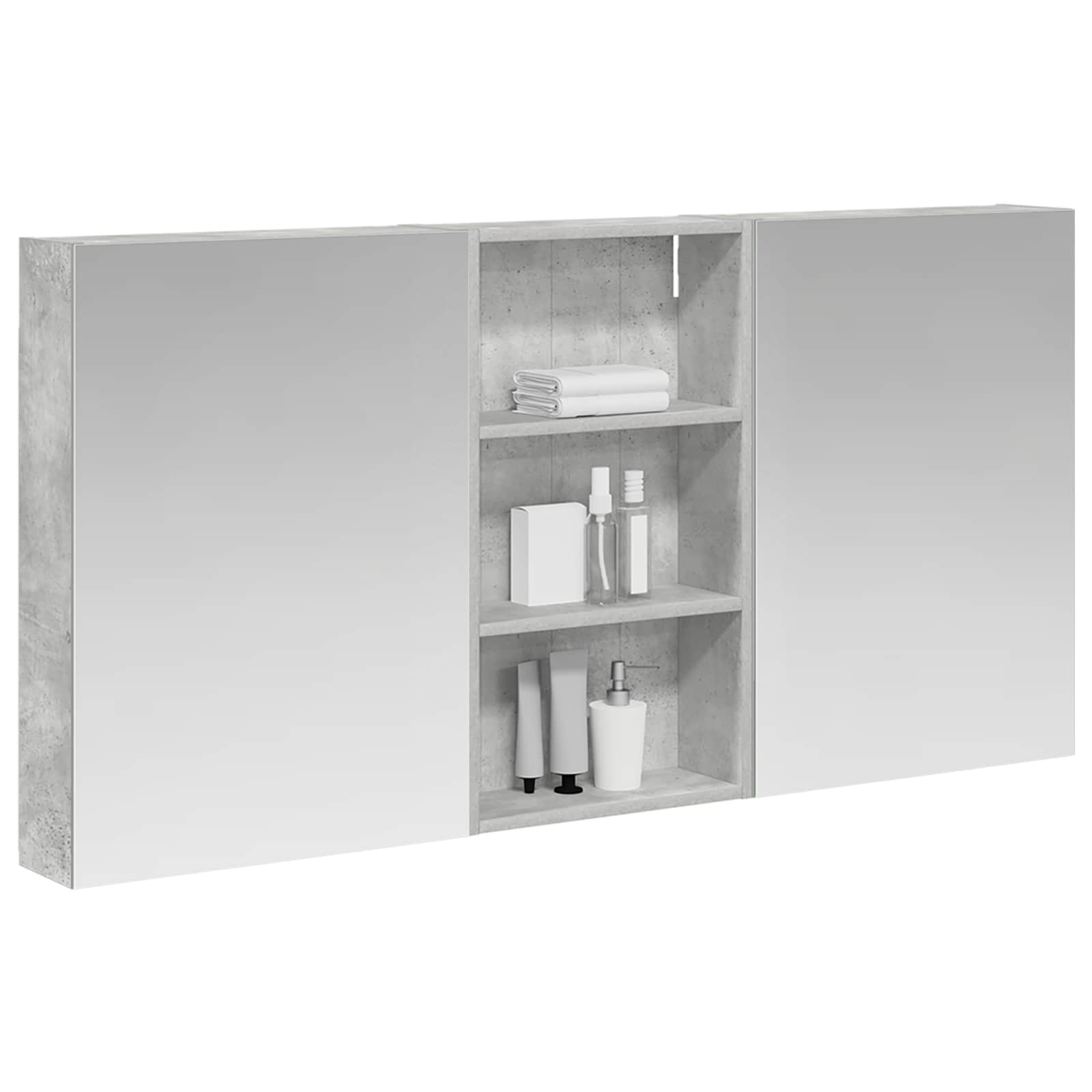 Sada koupelnových skříněk s policí 3 pcs 140 x 14,5 x 70 cm - obrázek 2