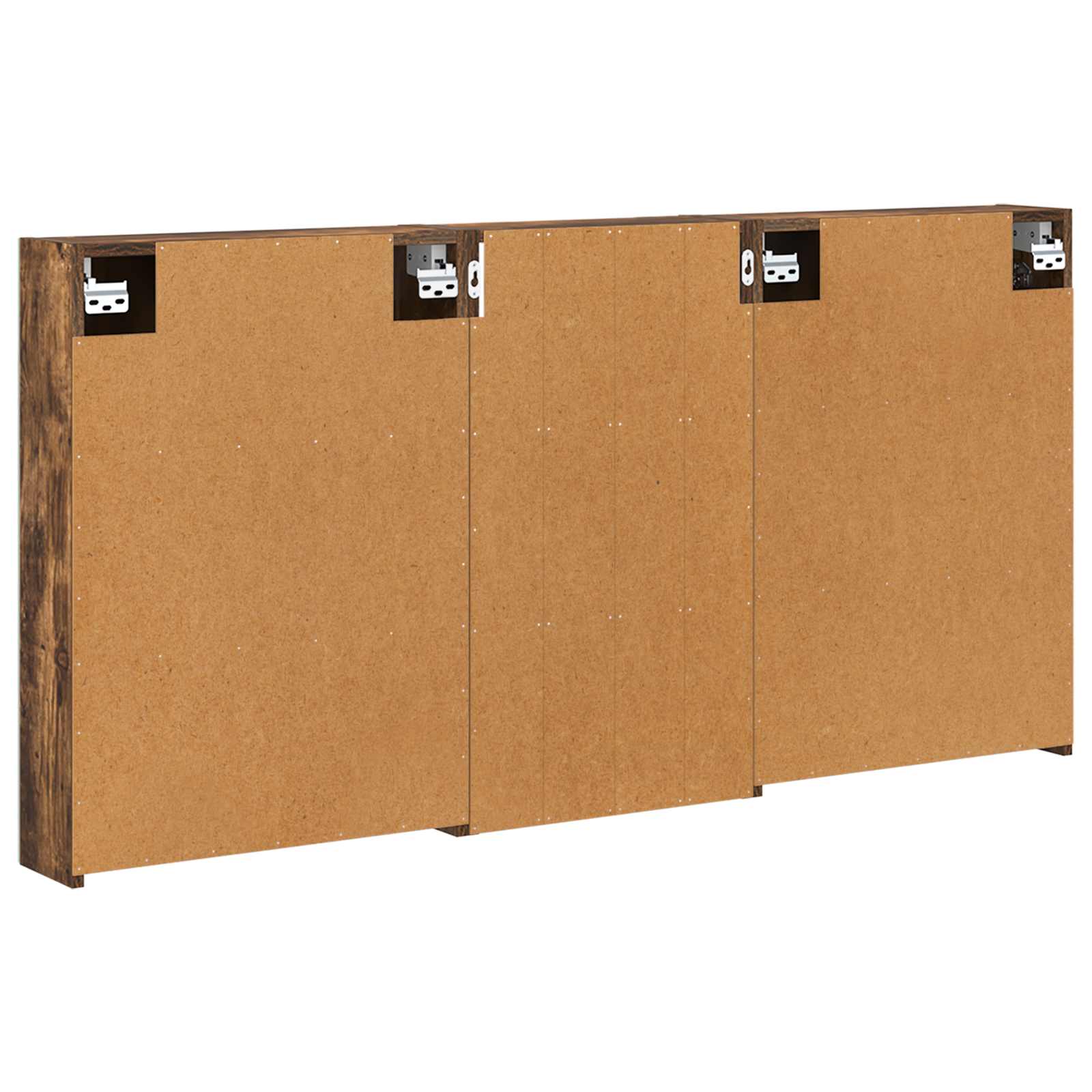 Sada koupelnových skříněk s policí 3 pcs 140 x 14,5 x 70 cm - obrázek 7