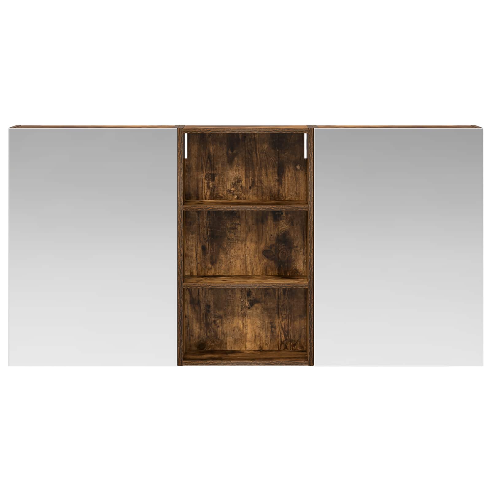 Sada koupelnových skříněk s policí 3 pcs 140 x 14,5 x 70 cm - obrázek 4