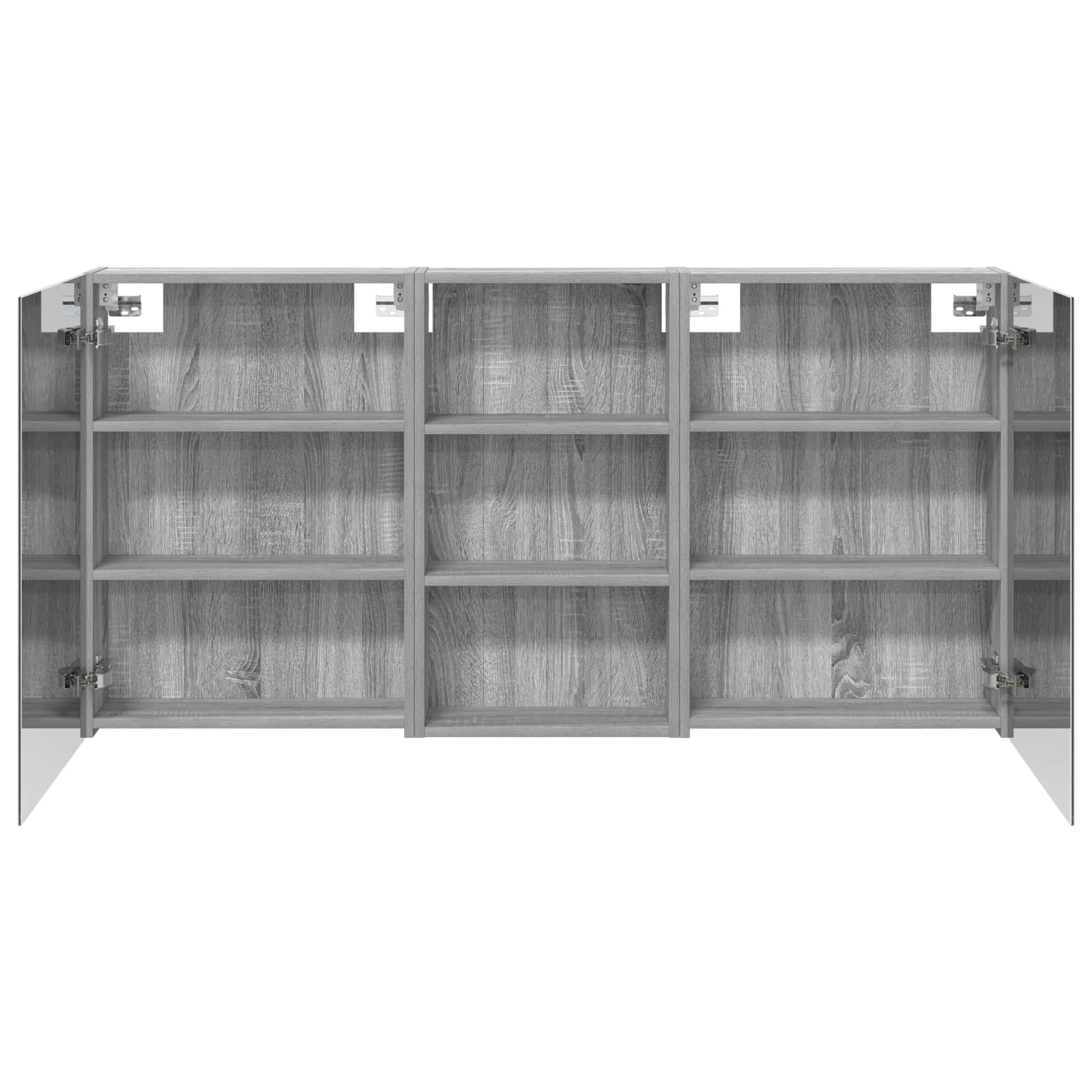 Sada koupelnových skříněk s policí 3 pcs 140 x 14,5 x 70 cm - obrázek 5