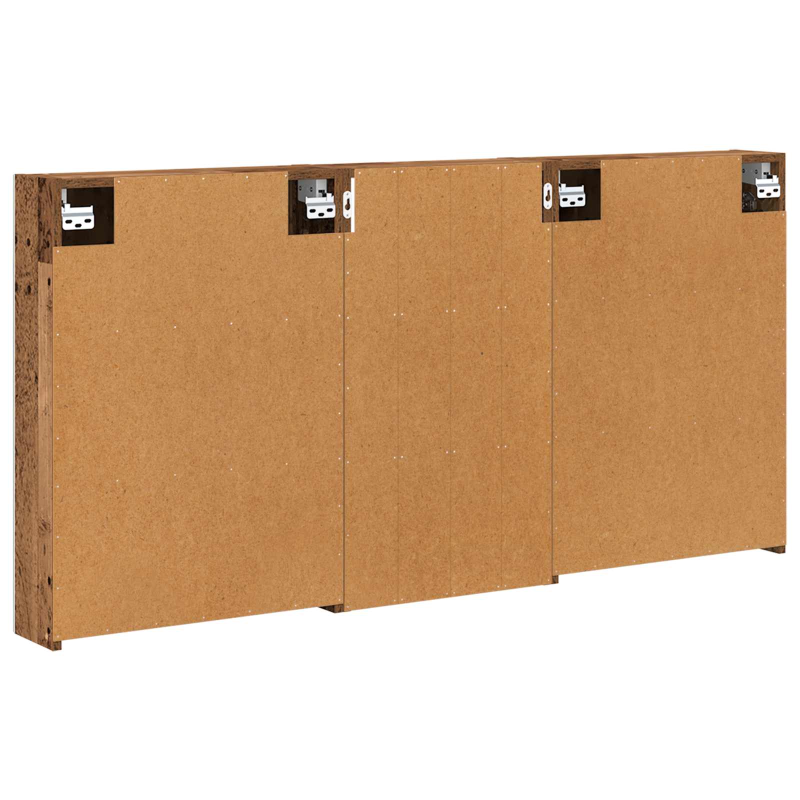 Sada koupelnových skříněk s policí 3 pcs 140 x 14,5 x 70 cm - obrázek 7