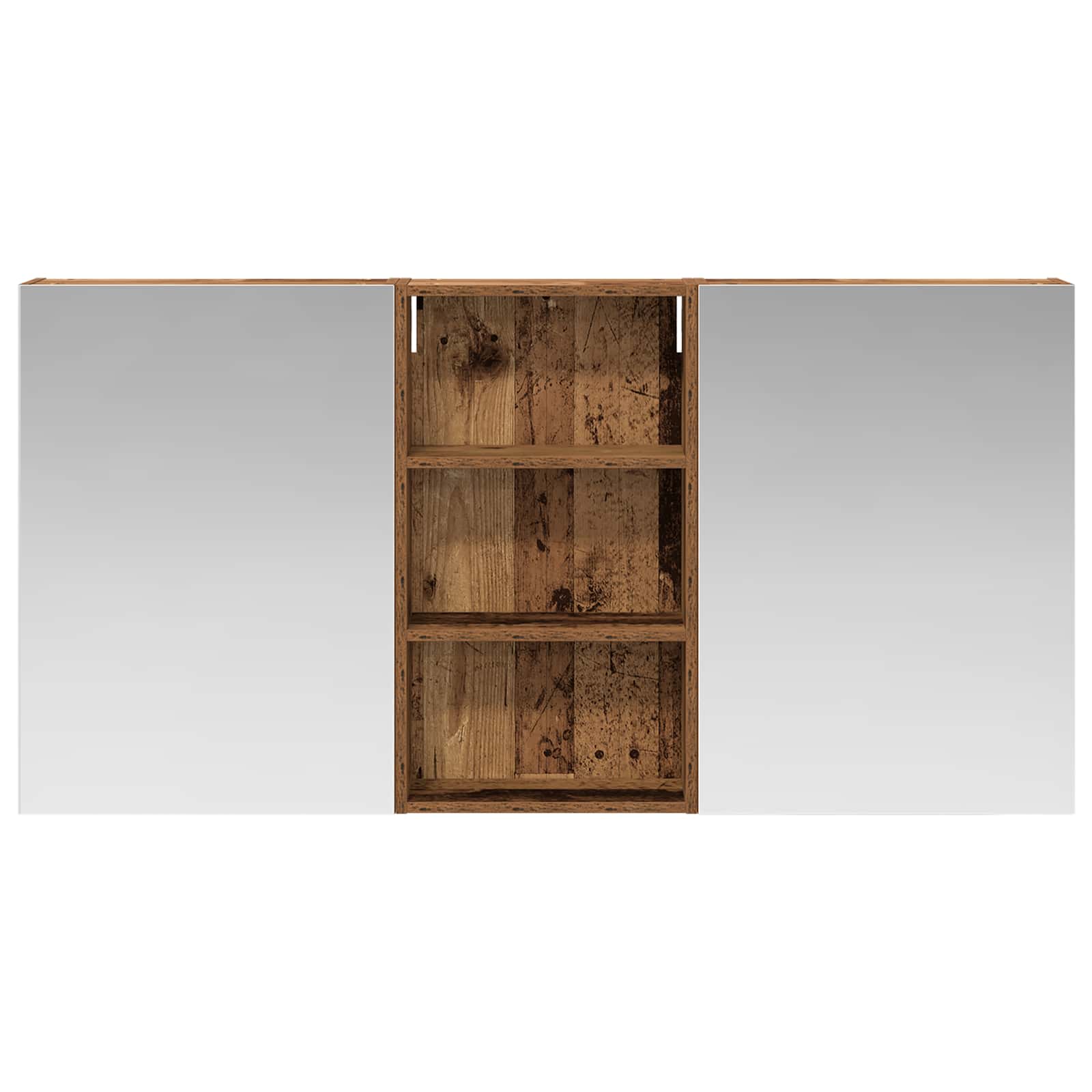 Sada koupelnových skříněk s policí 3 pcs 140 x 14,5 x 70 cm - obrázek 4