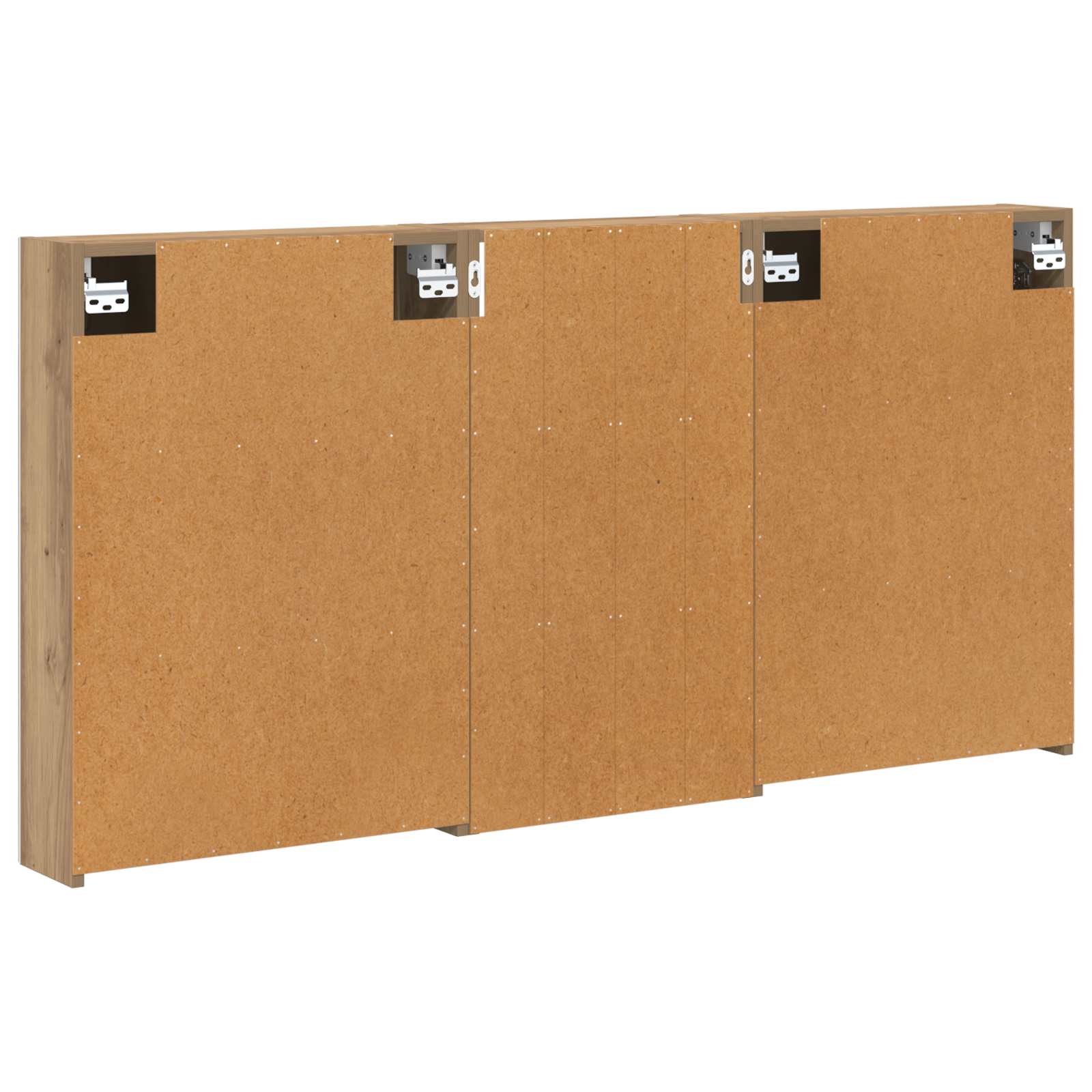 Sada koupelnových skříněk s policí 3 pcs 140 x 14,5 x 70 cm - obrázek 7