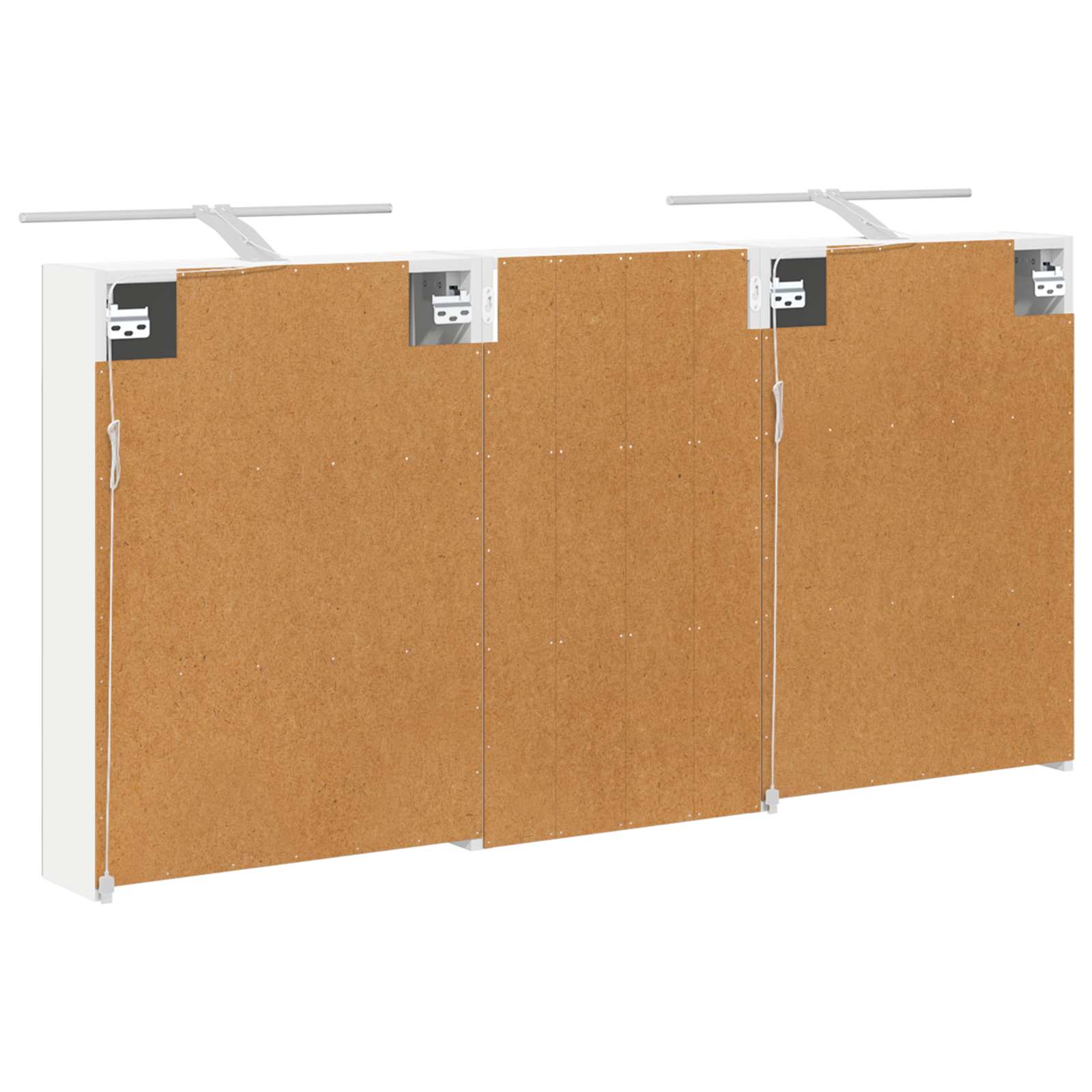 Sada koupelnových skříněk s policí 3 pcs 140 x 14,5 x 70 cm - obrázek 7