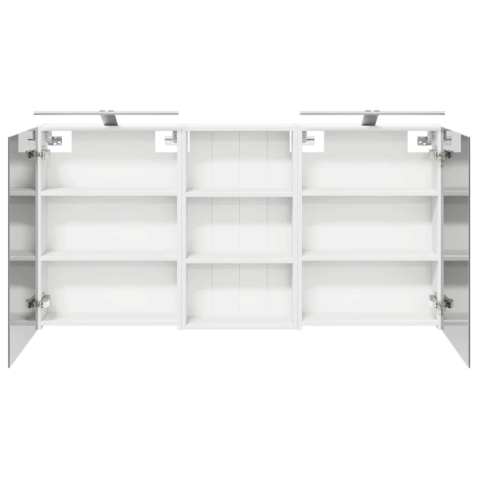Sada koupelnových skříněk s policí 3 pcs 140 x 14,5 x 70 cm - obrázek 5