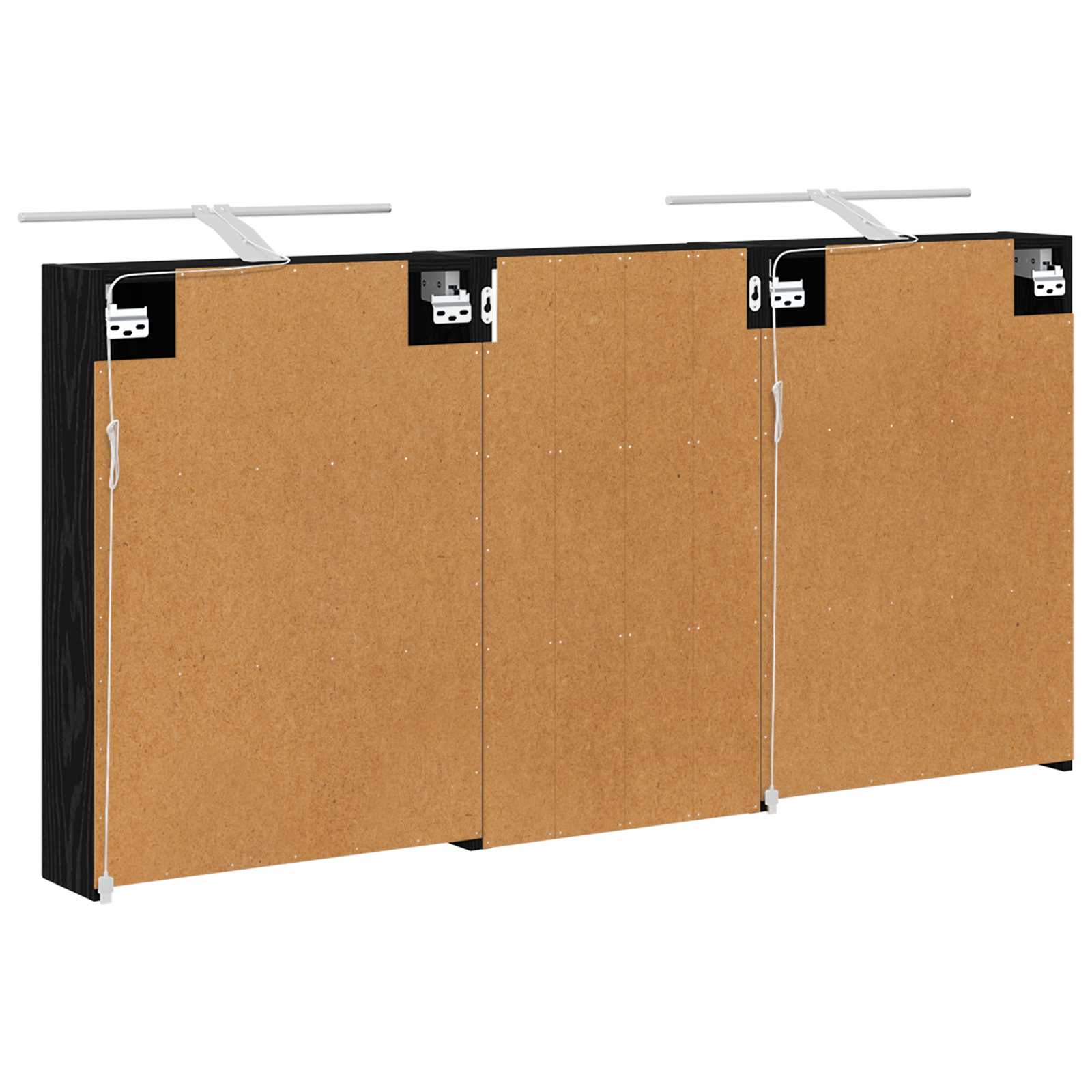 Sada koupelnových skříněk s policí 3 pcs 140 x 14,5 x 70 cm - obrázek 7