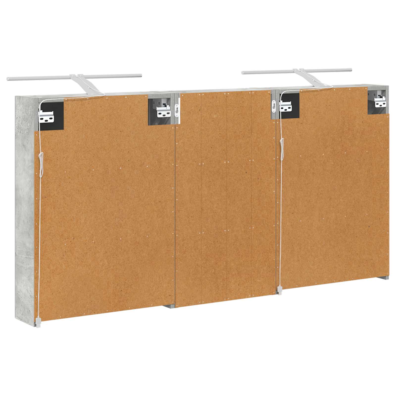 Sada koupelnových skříněk s policí 3 pcs 140 x 14,5 x 70 cm - obrázek 7