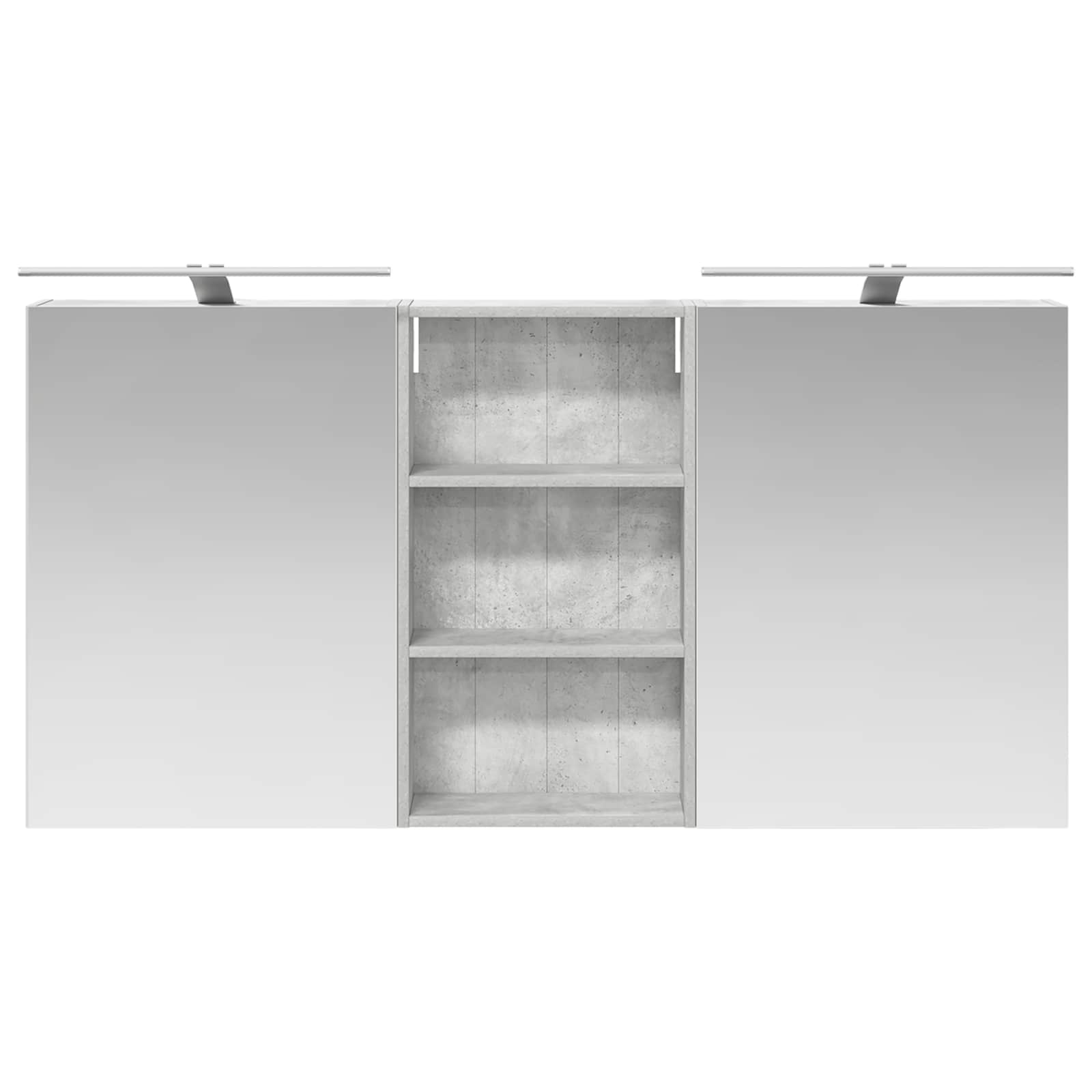 Sada koupelnových skříněk s policí 3 pcs 140 x 14,5 x 70 cm - obrázek 4