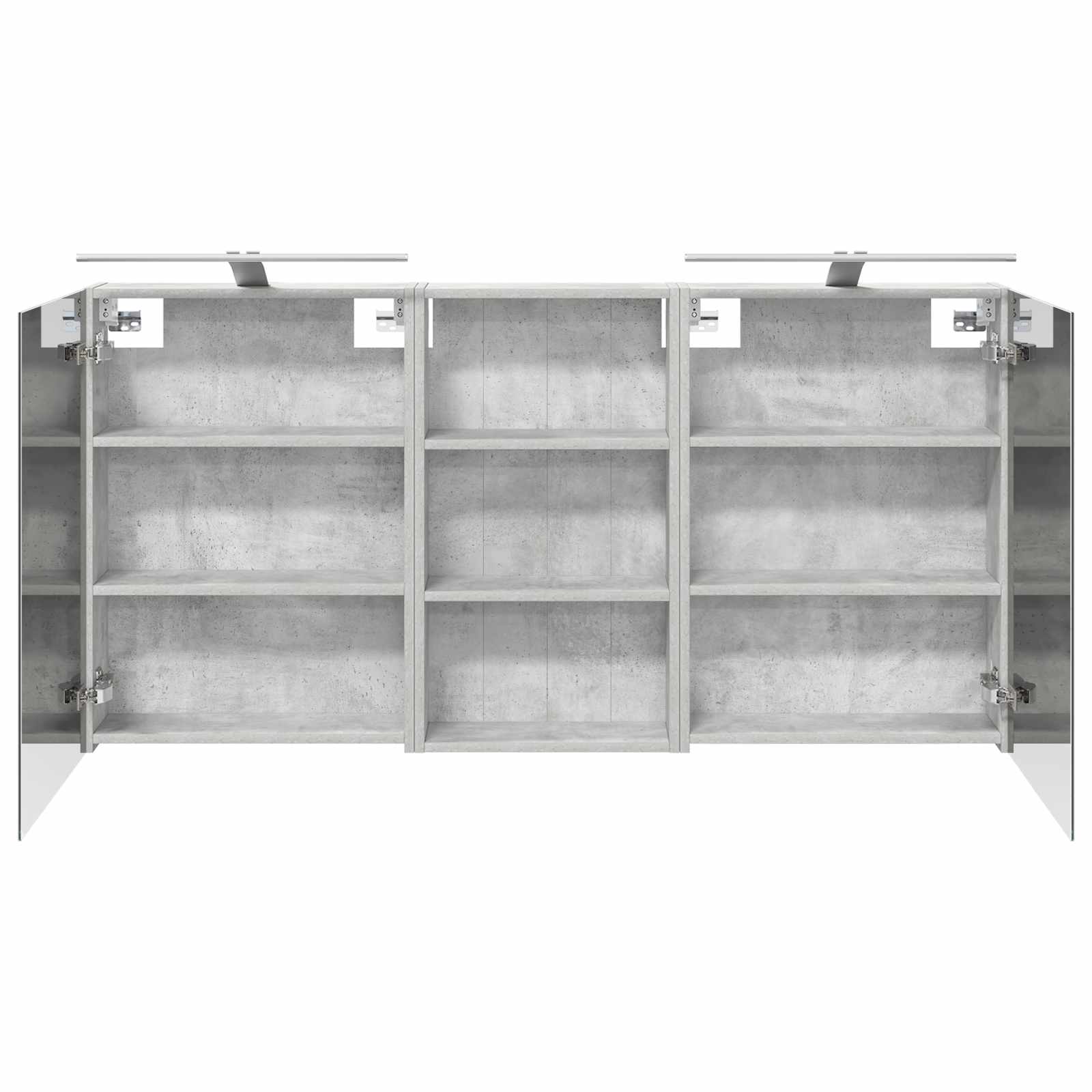 Sada koupelnových skříněk s policí 3 pcs 140 x 14,5 x 70 cm - obrázek 5