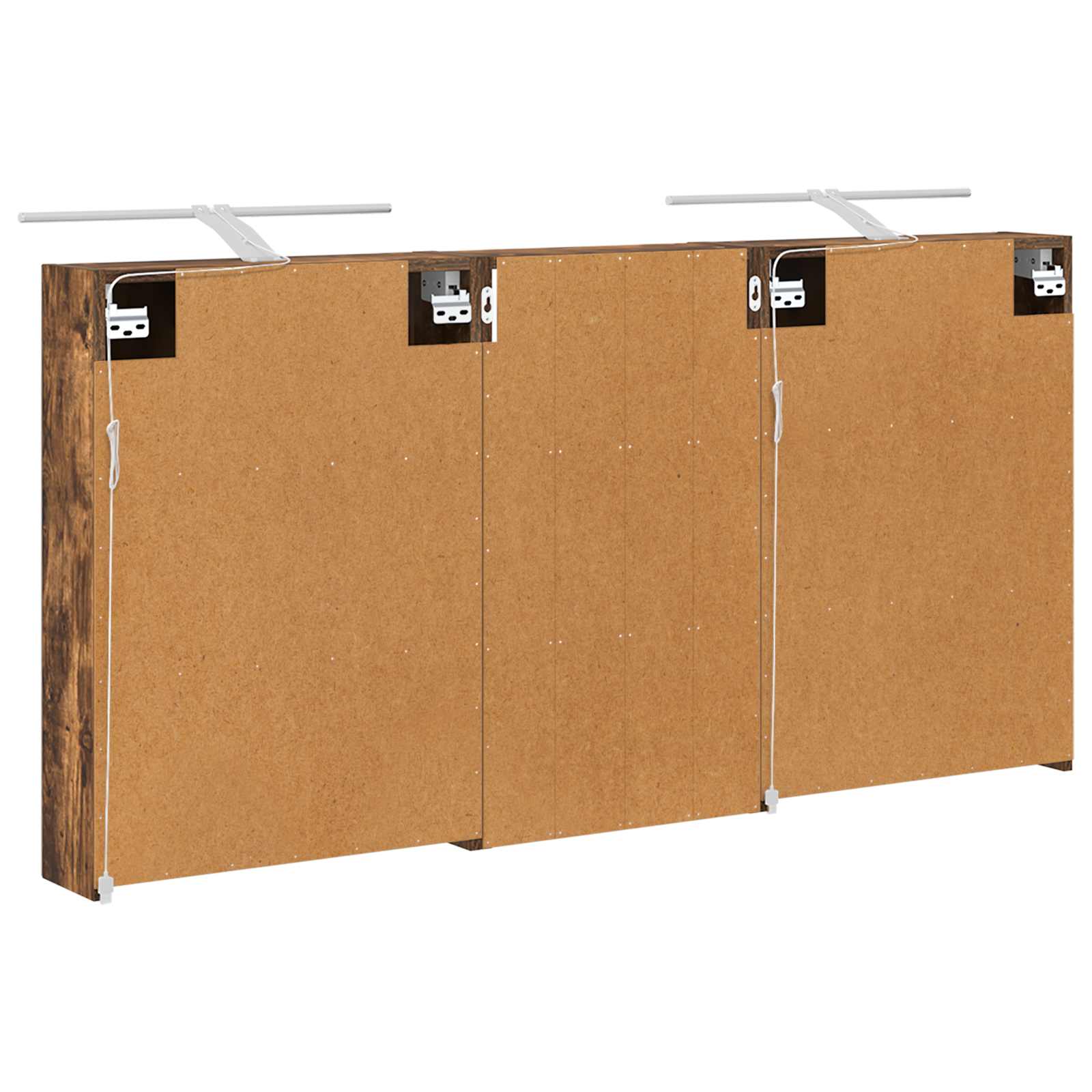 Sada koupelnových skříněk s policí 3 pcs 140 x 14,5 x 70 cm - obrázek 7