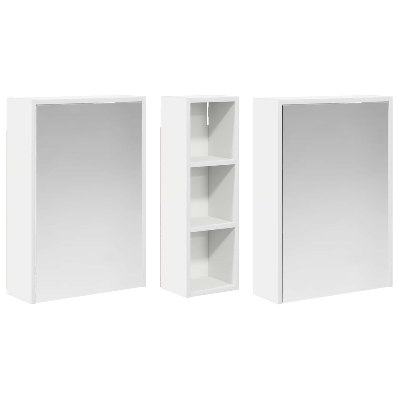 Sada koupelnových skříněk 3 pcs 106 x 16 x 62,5 cm - obrázek 5