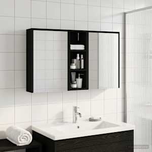 Sada koupelnových skříněk 3 pcs 106 x 16 x 62,5 cm - obrázek 1
