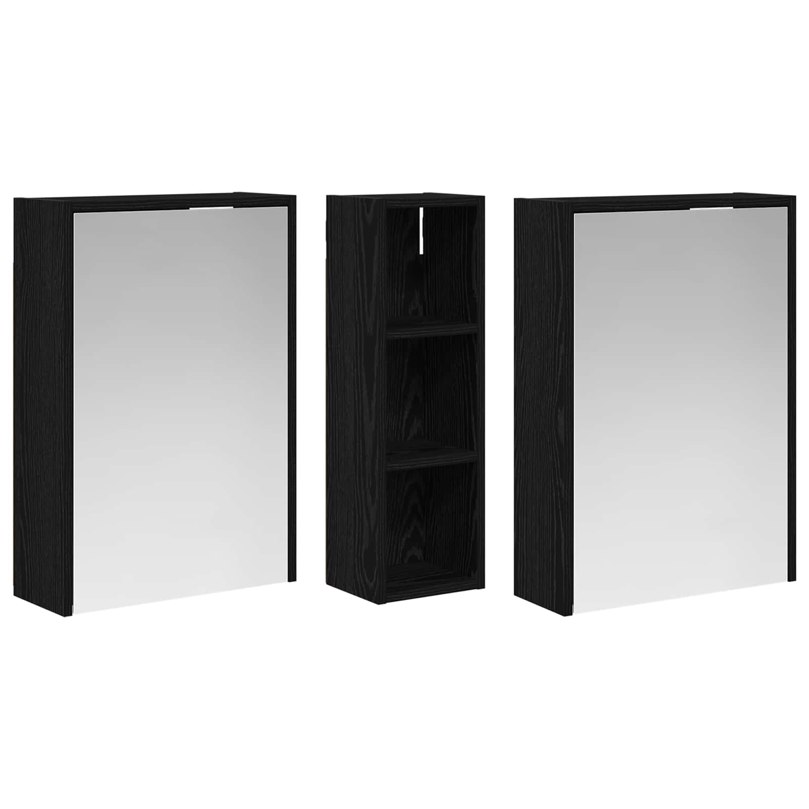 Sada koupelnových skříněk 3 pcs 106 x 16 x 62,5 cm - obrázek 5