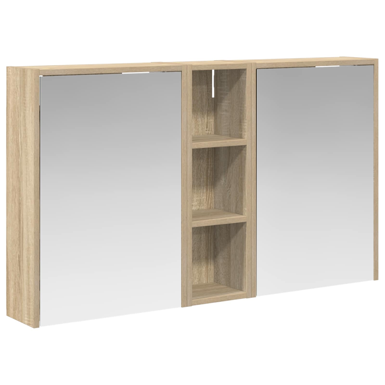 Sada koupelnových skříněk 3 pcs 106 x 16 x 62,5 cm
