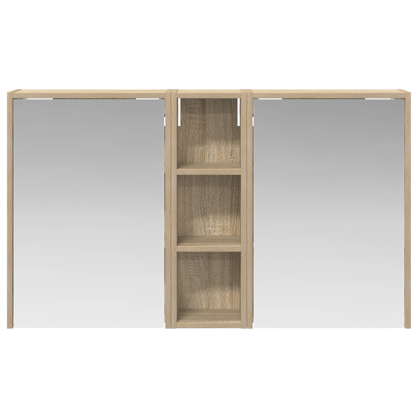 Sada koupelnových skříněk 3 pcs 106 x 16 x 62,5 cm - obrázek 4