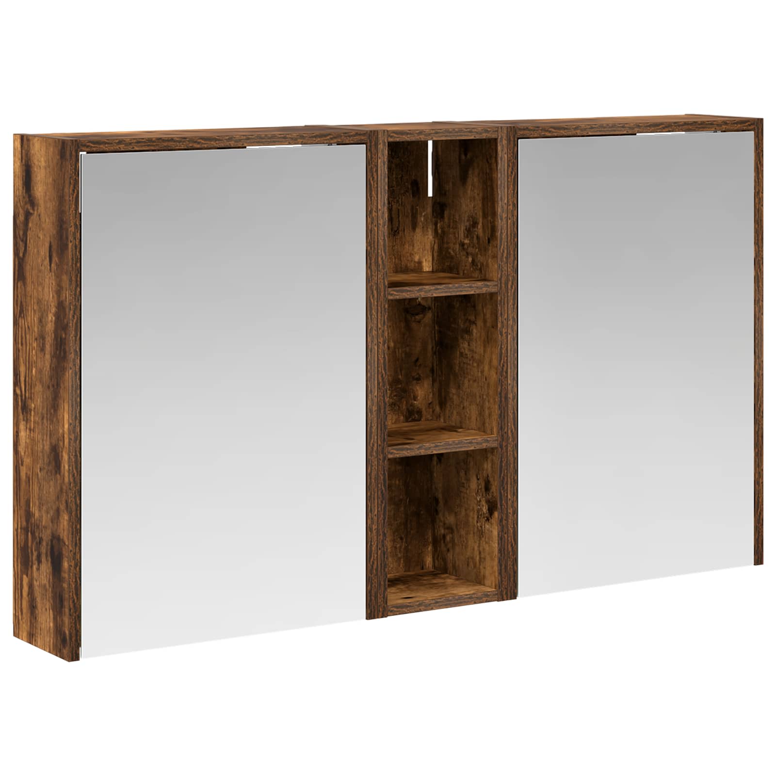 Комплект шкафове за баня 3 бр. 106 x 16 x 62,5 см — изображение 2