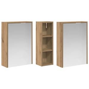 Sada koupelnových skříněk 3 ks 106 x 16 x 62,5 cm - obrázek 5