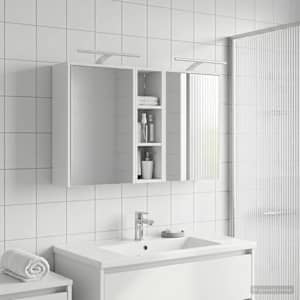 Sada koupelnových skříněk 3 pcs 106 x 16 x 62,5 cm - obrázek 4