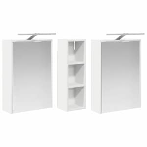 Sada koupelnových skříněk 3 pcs 106 x 16 x 62,5 cm - obrázek 5