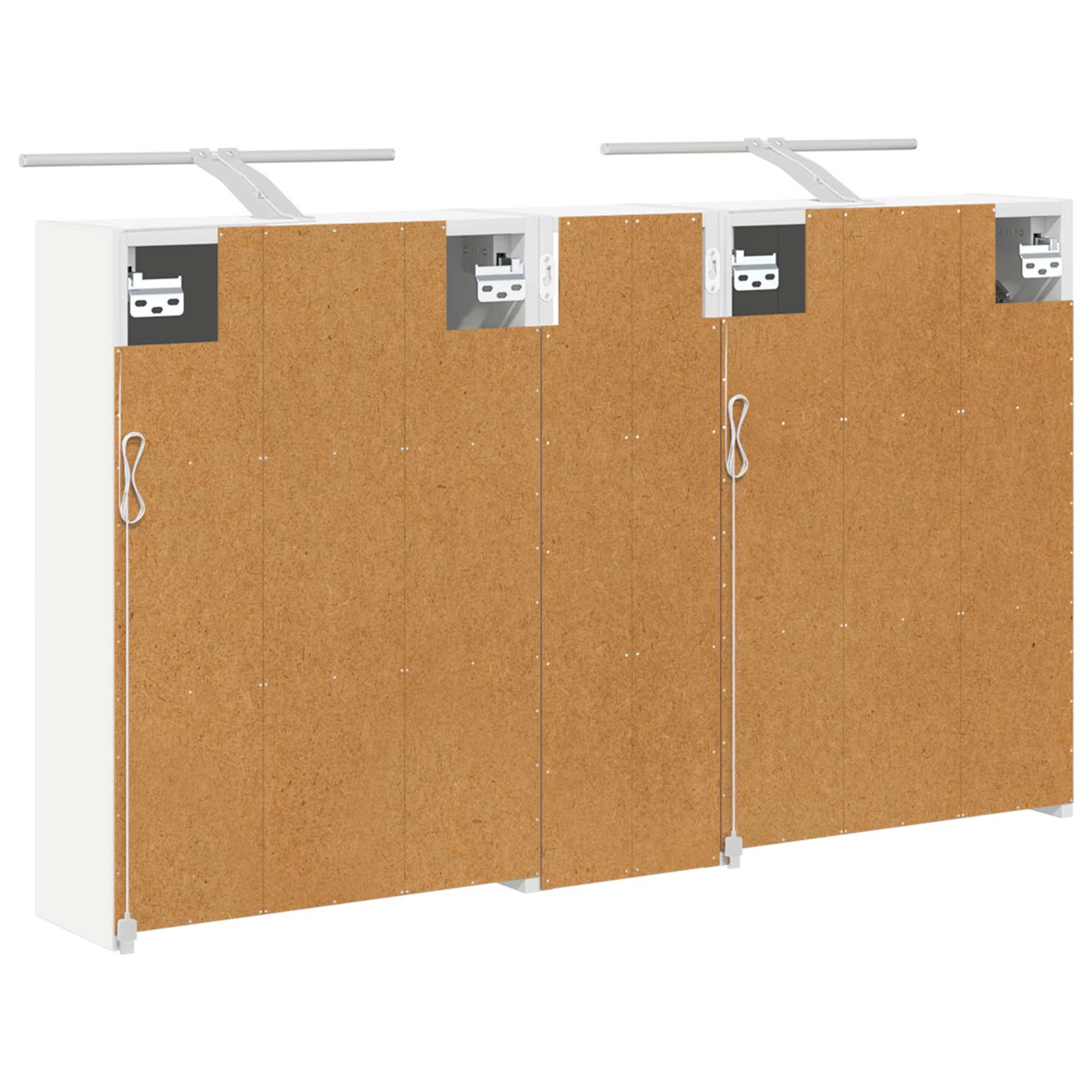 Sada koupelnových skříněk 3 pcs 106 x 16 x 62,5 cm - obrázek 9