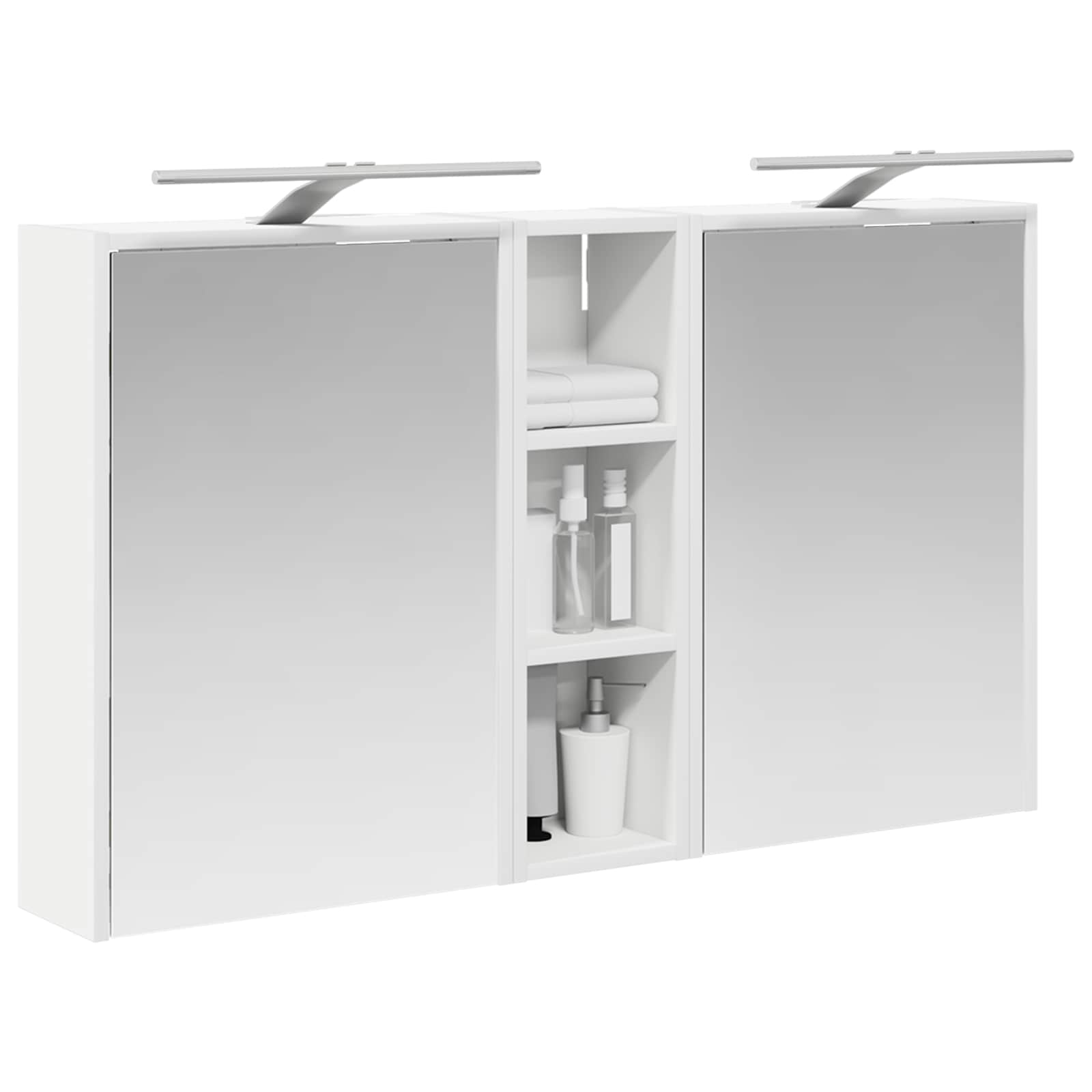 Sada koupelnových skříněk 3 pcs 106 x 16 x 62,5 cm - obrázek 3