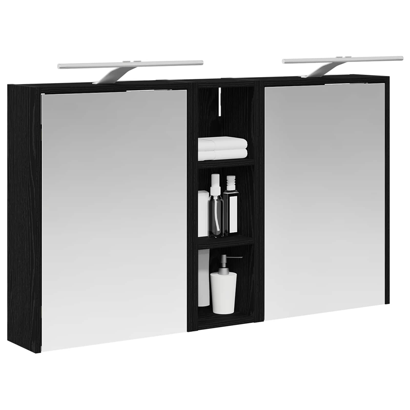 Sada koupelnových skříněk 3 pcs 106 x 16 x 62,5 cm - obrázek 3