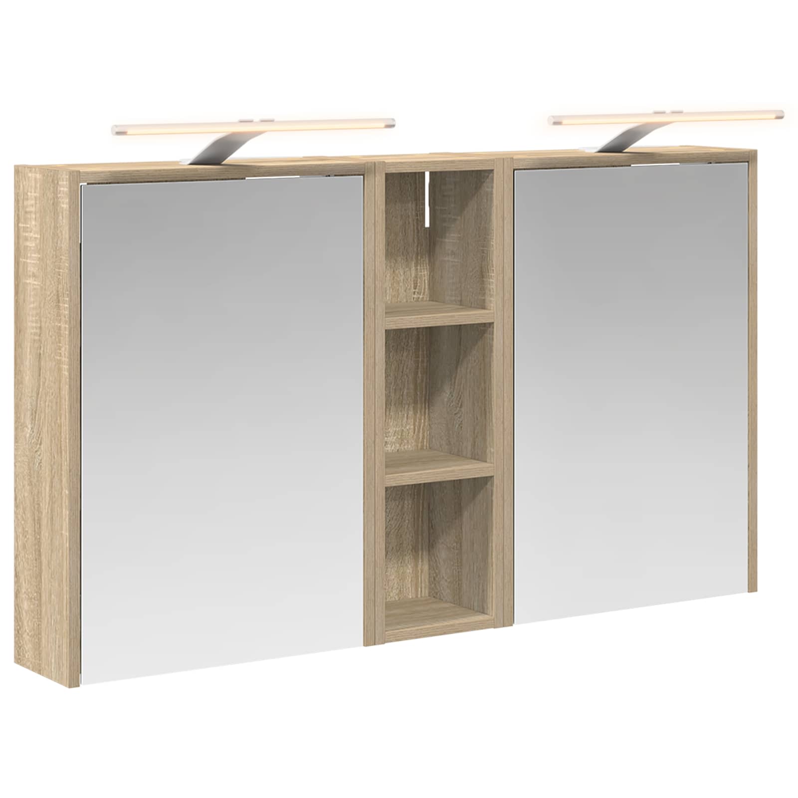 Sada koupelnových skříněk 3 pcs 106 x 16 x 62,5 cm - obrázek 2